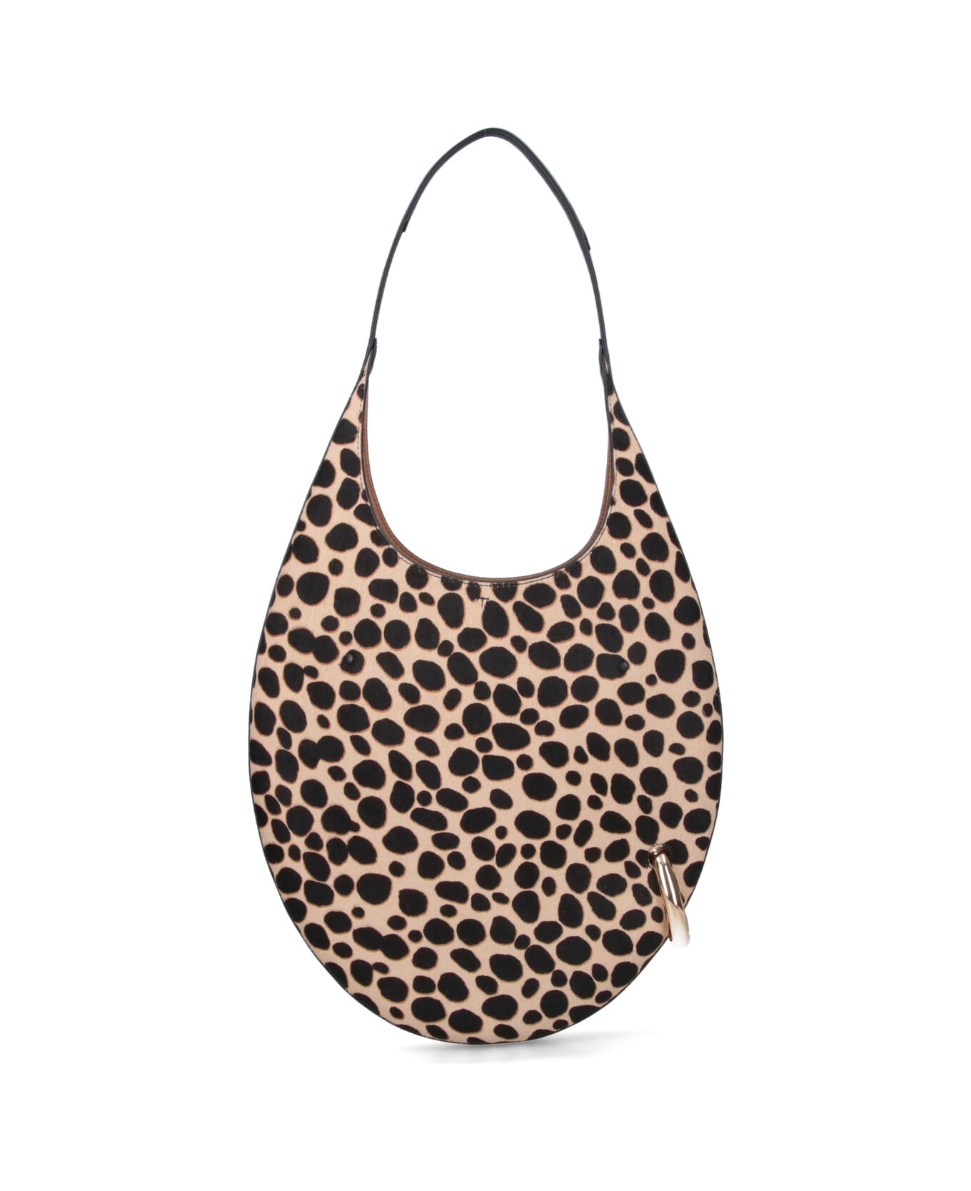 Tory Burch Animal Print Hobo Bag "pierced " - Multicolor