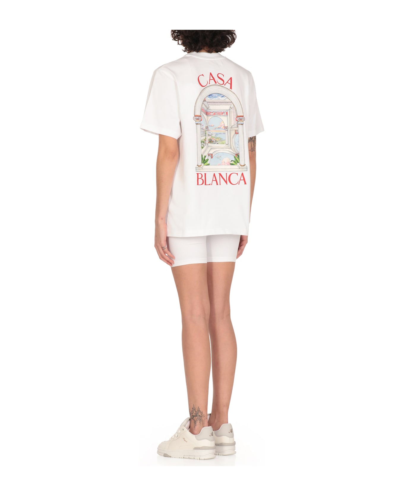 Casablanca T-shirt With Print - White