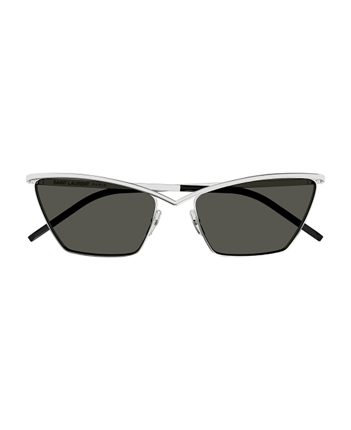 Saint Laurent Eyewear SL 637 Sunglasses - Silver Silver Grey サングラス