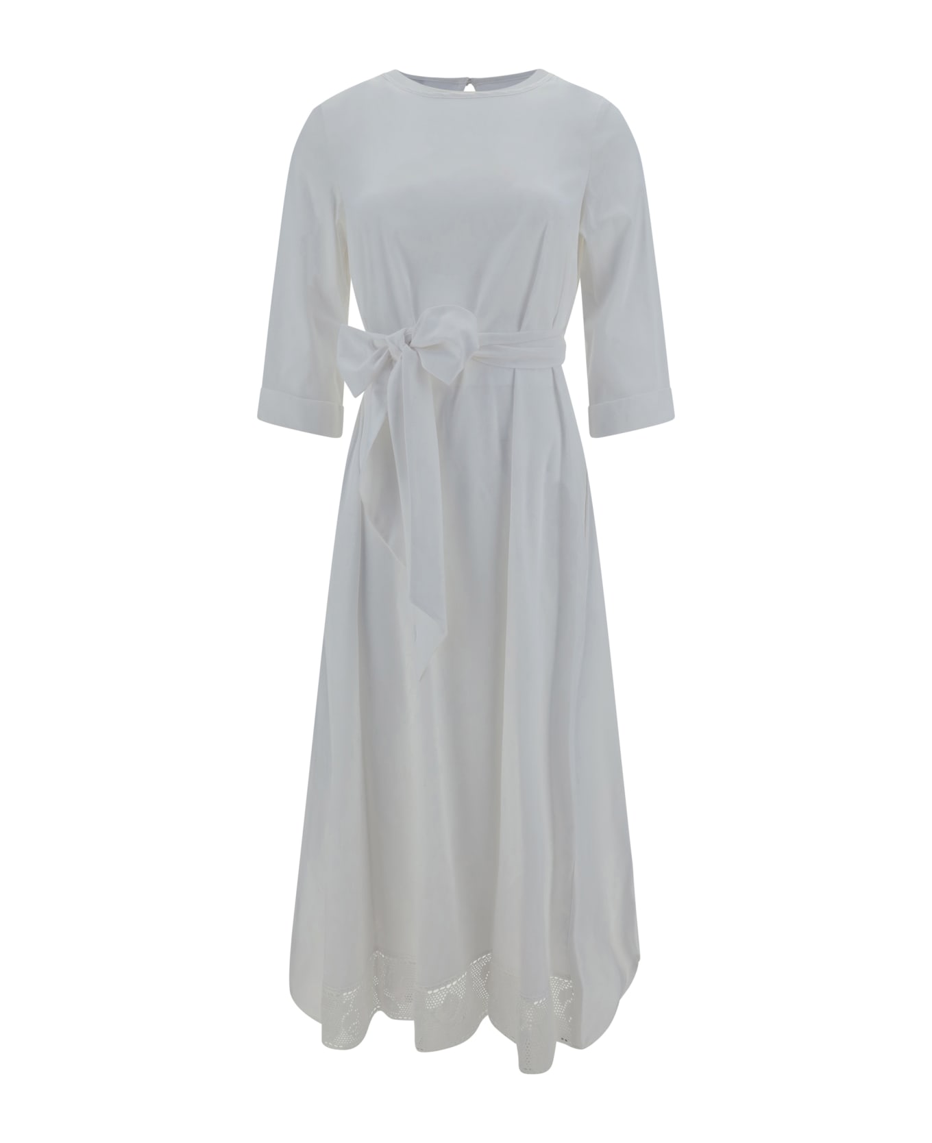 Ella Long Dress - Bianco