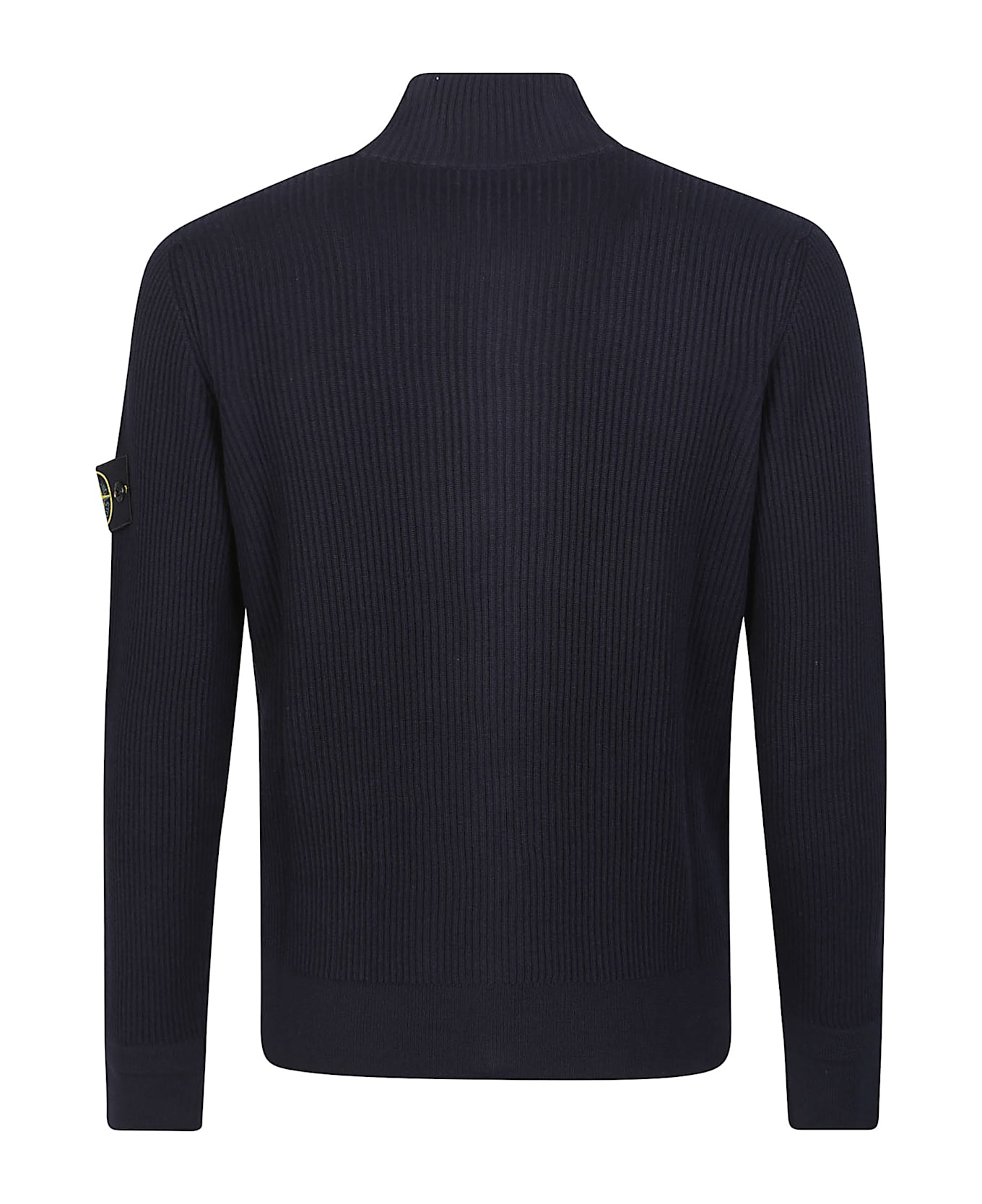 Stone Island Rws Zip-up Cardigan - BLUE