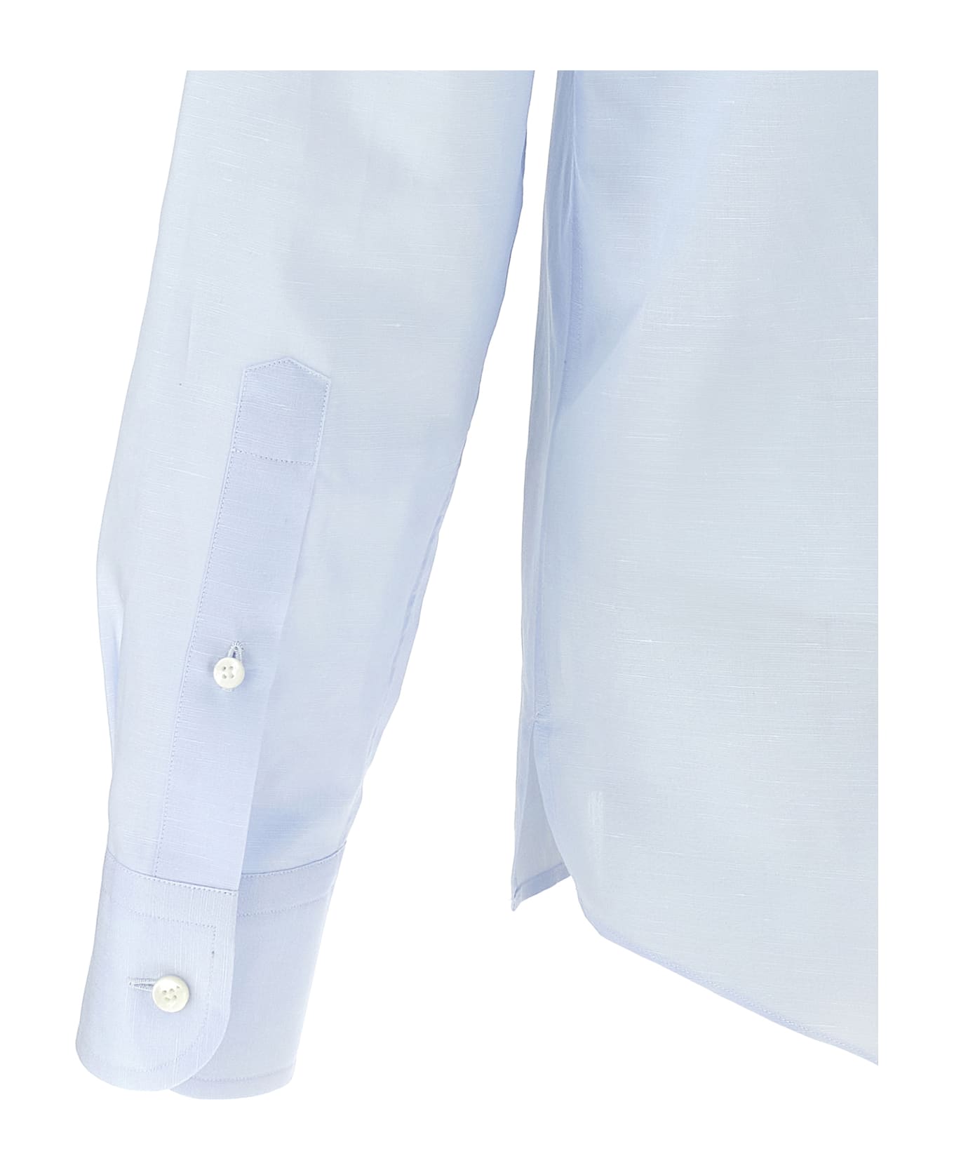 Zegna 3 Buttons Shirt - Light Blue