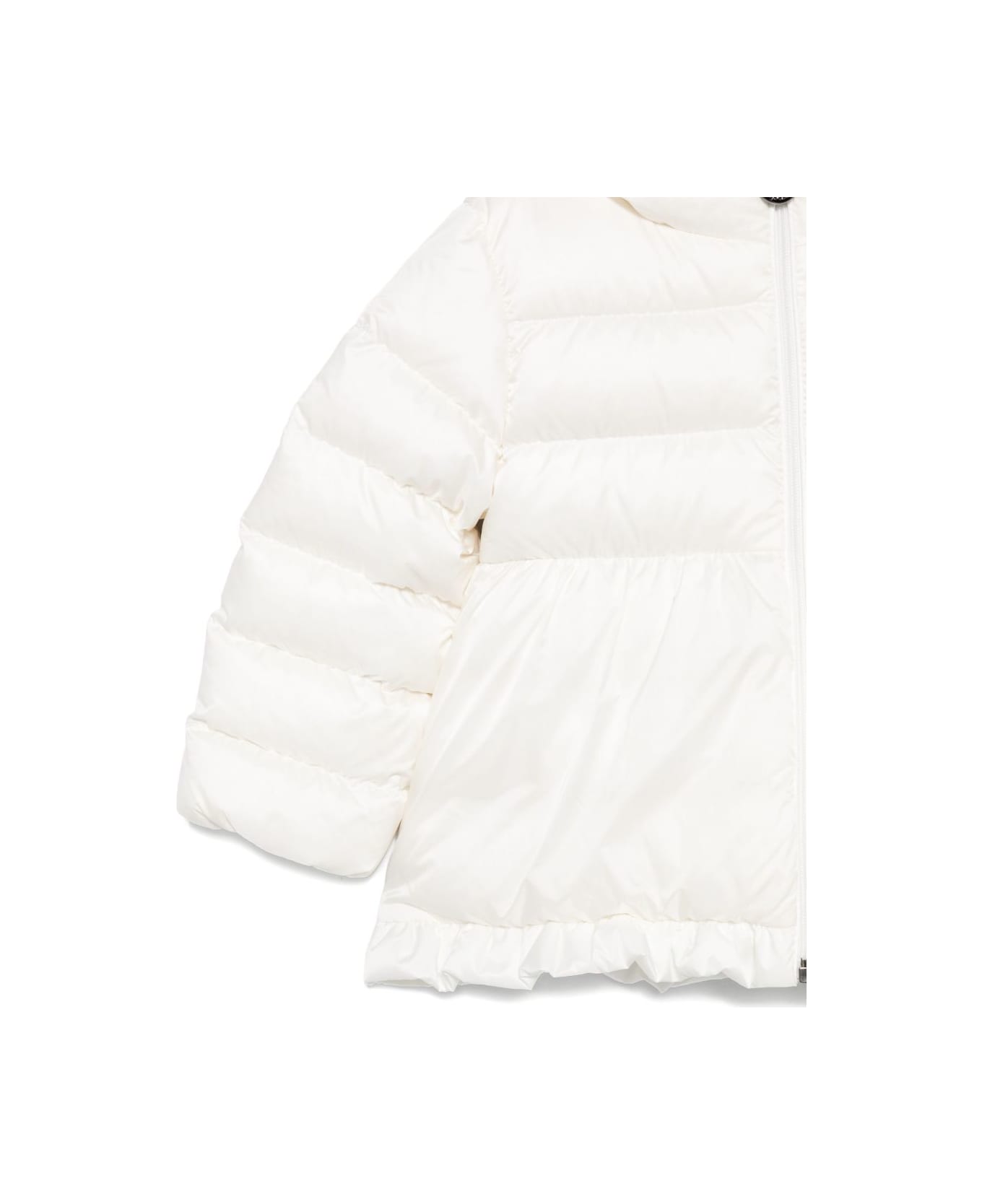 Moncler Enfant Padded Coat With Hood - White
