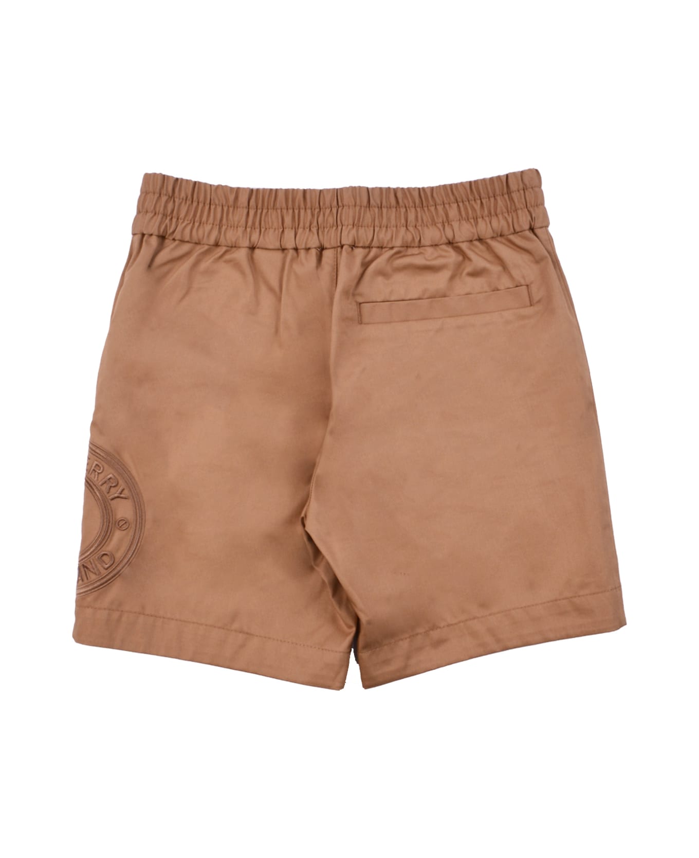 Burberry Shorts With Graphics And Sweatshirt - Beige