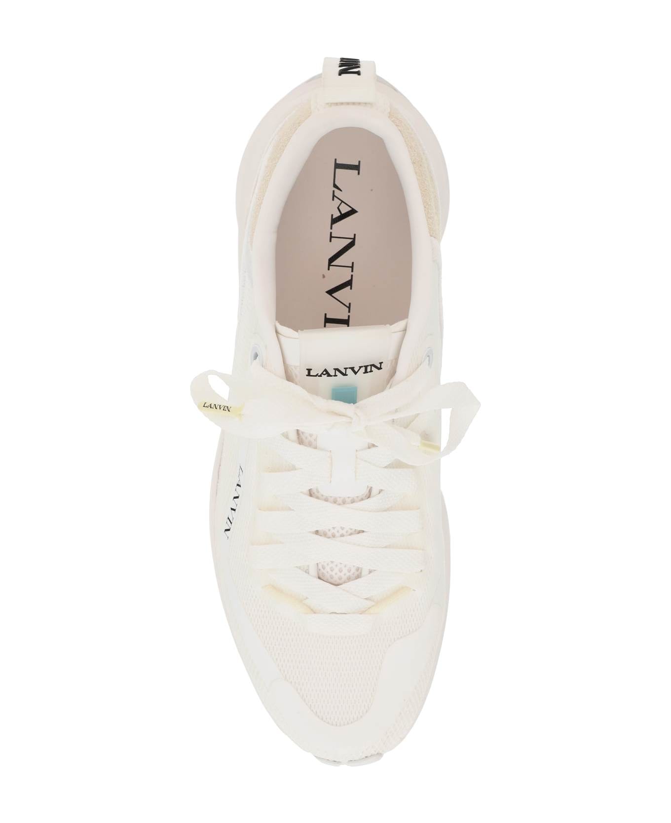 Lanvin Runner Sneakers - WHITE WHITE (White)