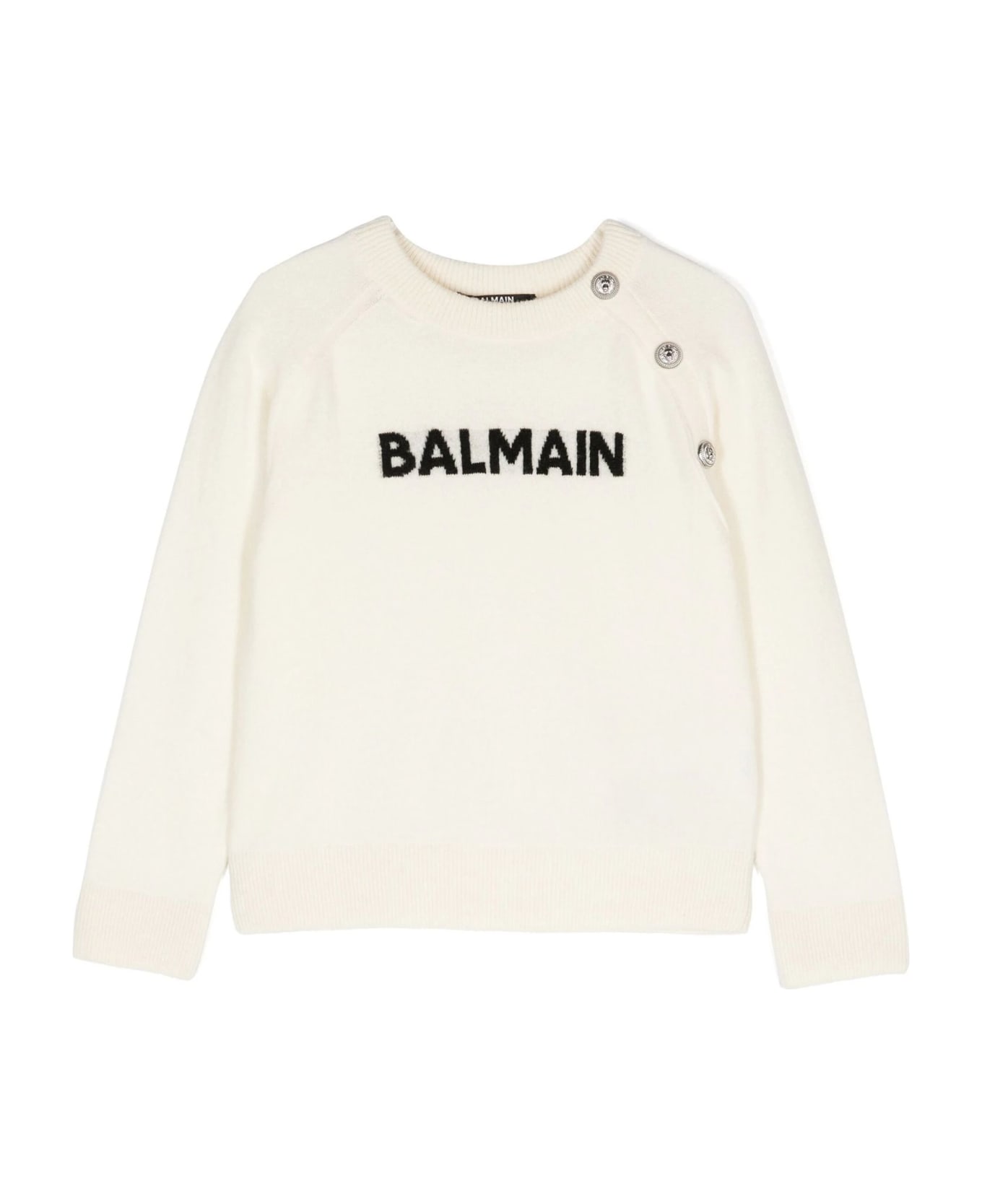 Balmain Sweaters White - White