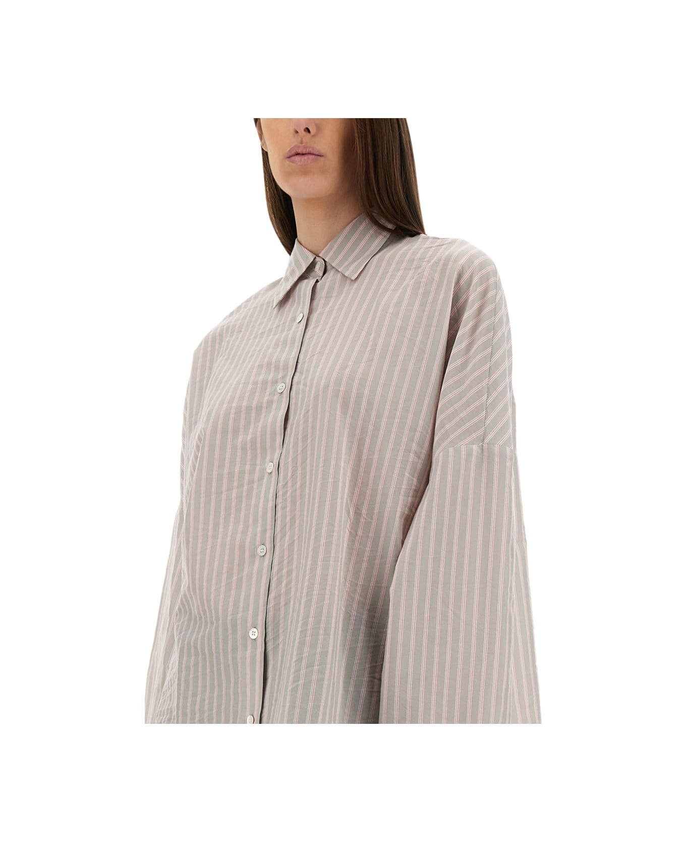 Dries Van Noten Oversized Striped Shirt - MULTICOLOUR