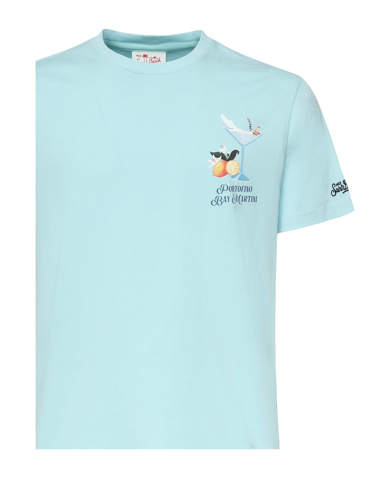 MC2 Saint Barth Portofino Print T-shirt - Blue
