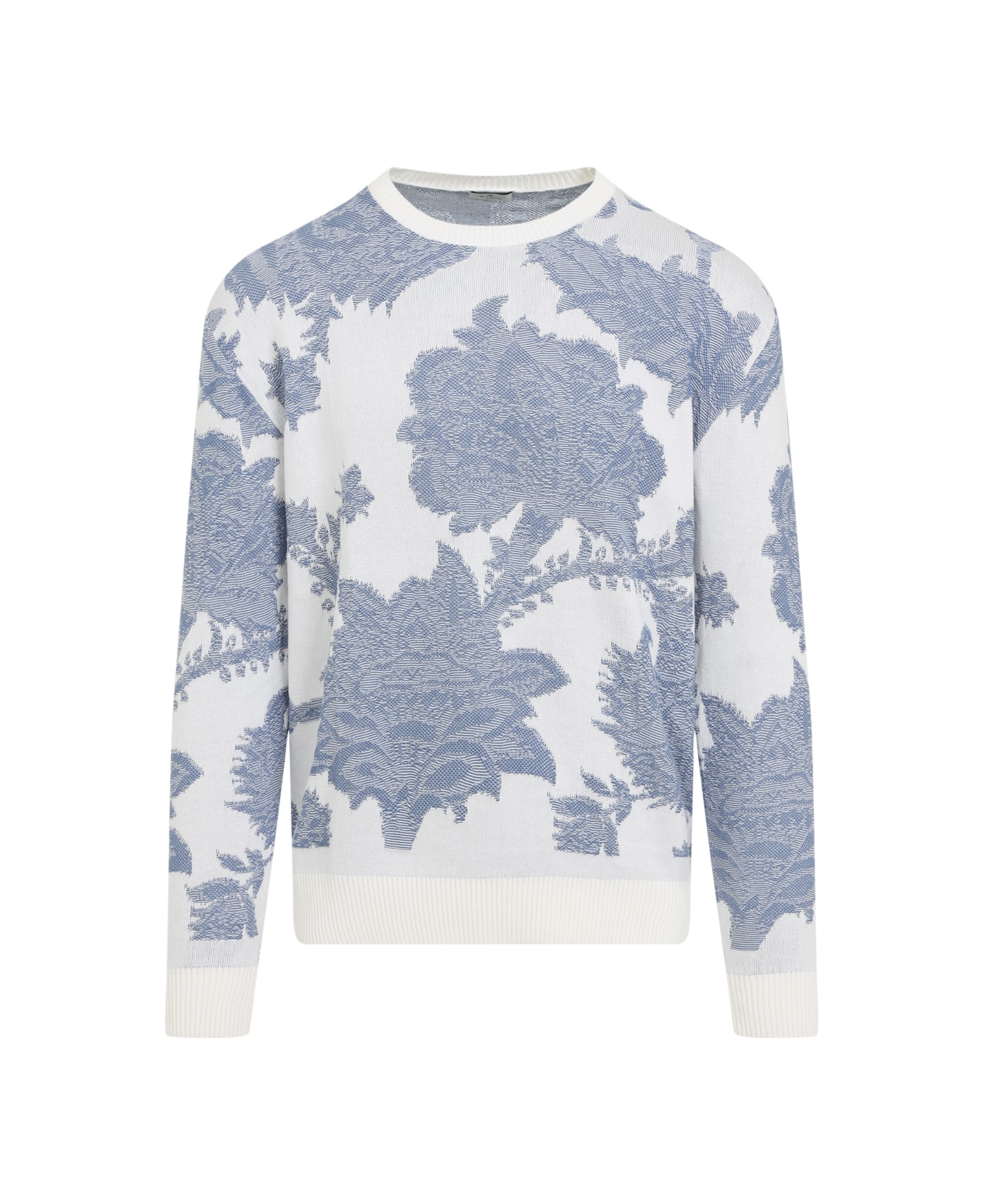 Etro Embroidered Cotton Sweater - S8478