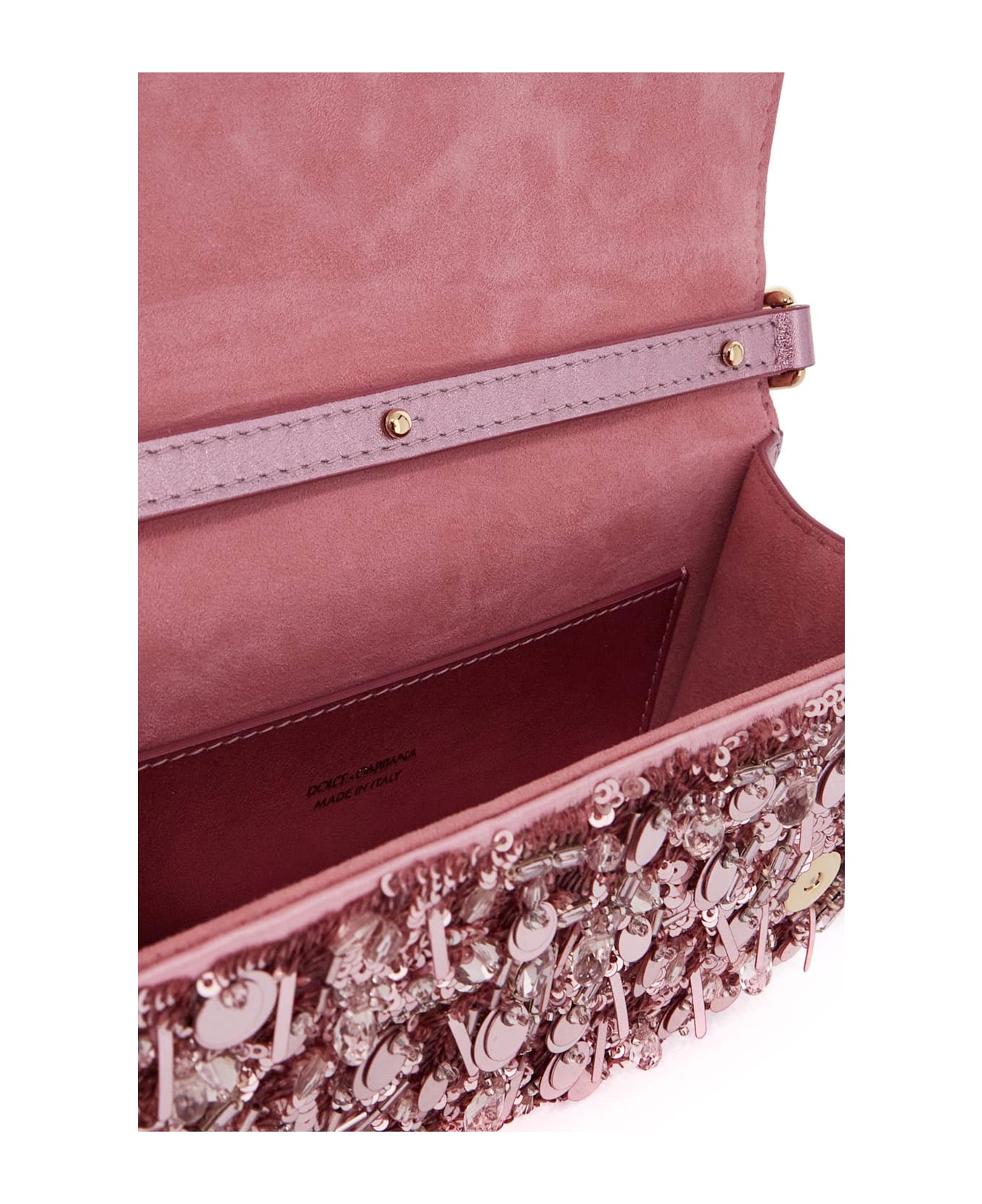 Dolce 
Gabbana 3.5 Handbag With Sequins - ROSA/ROSA (Pink)