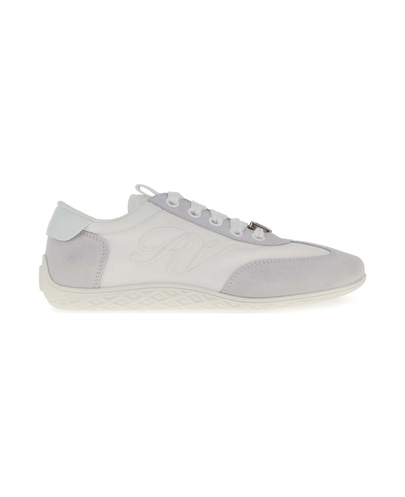 Roger Vivier Viv Low Rv Lace-up Sneakers - B012BIANCOSPORCOB001BIANCO