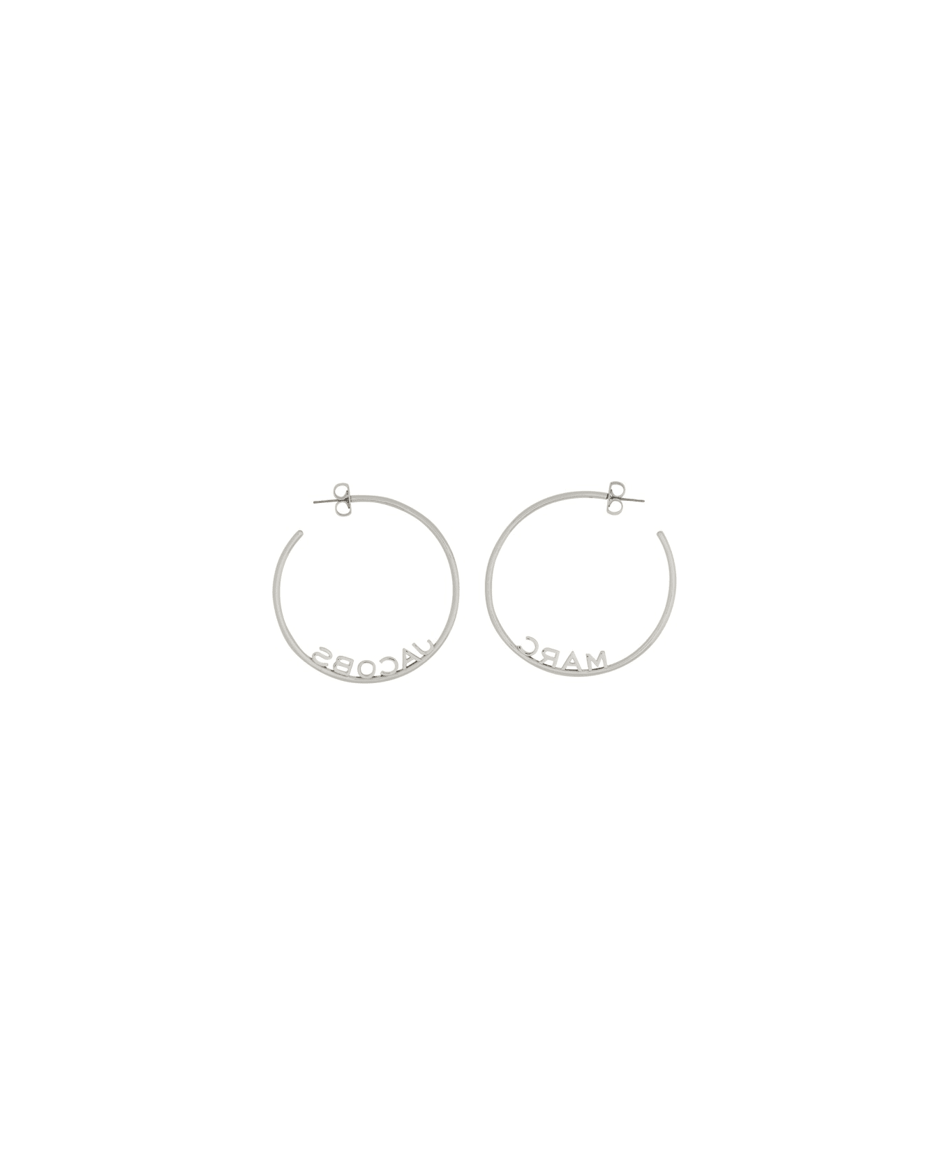 Marc Jacobs "monogram" Hoop Earrings - SILVER イヤリング