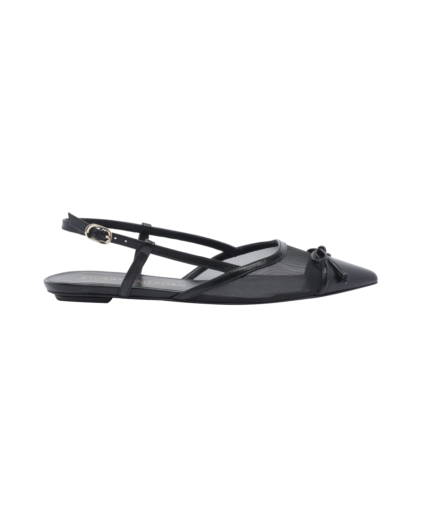 Stuart Weitzman Kitty Slingback - Black