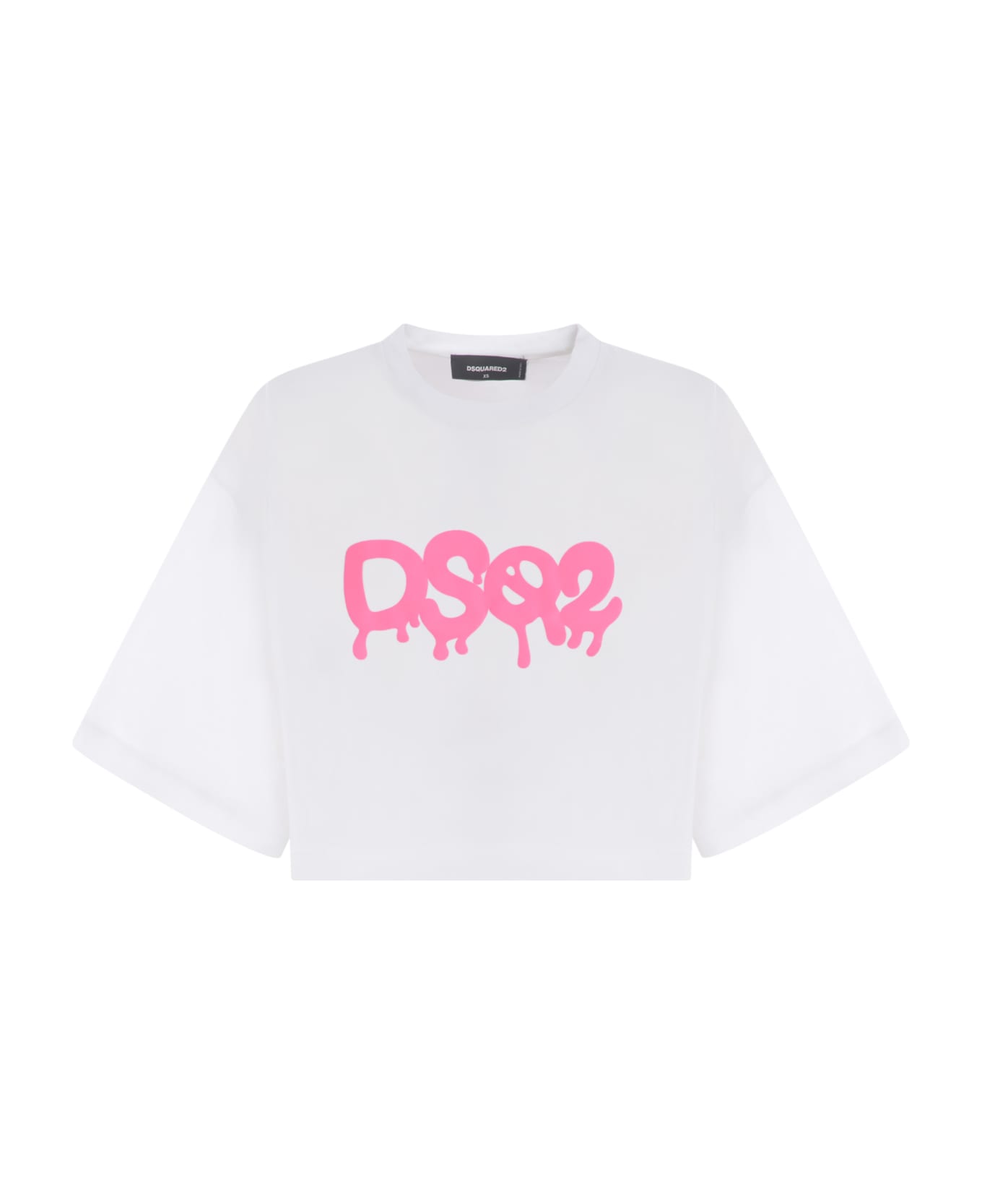 Dsquared2 T-shirt In Cotton - Bianco Tシャツ