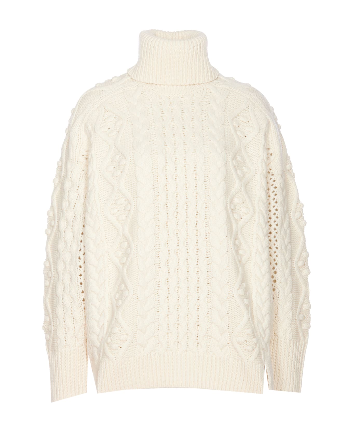 Loulou Studio Turtleneck Sweater - White