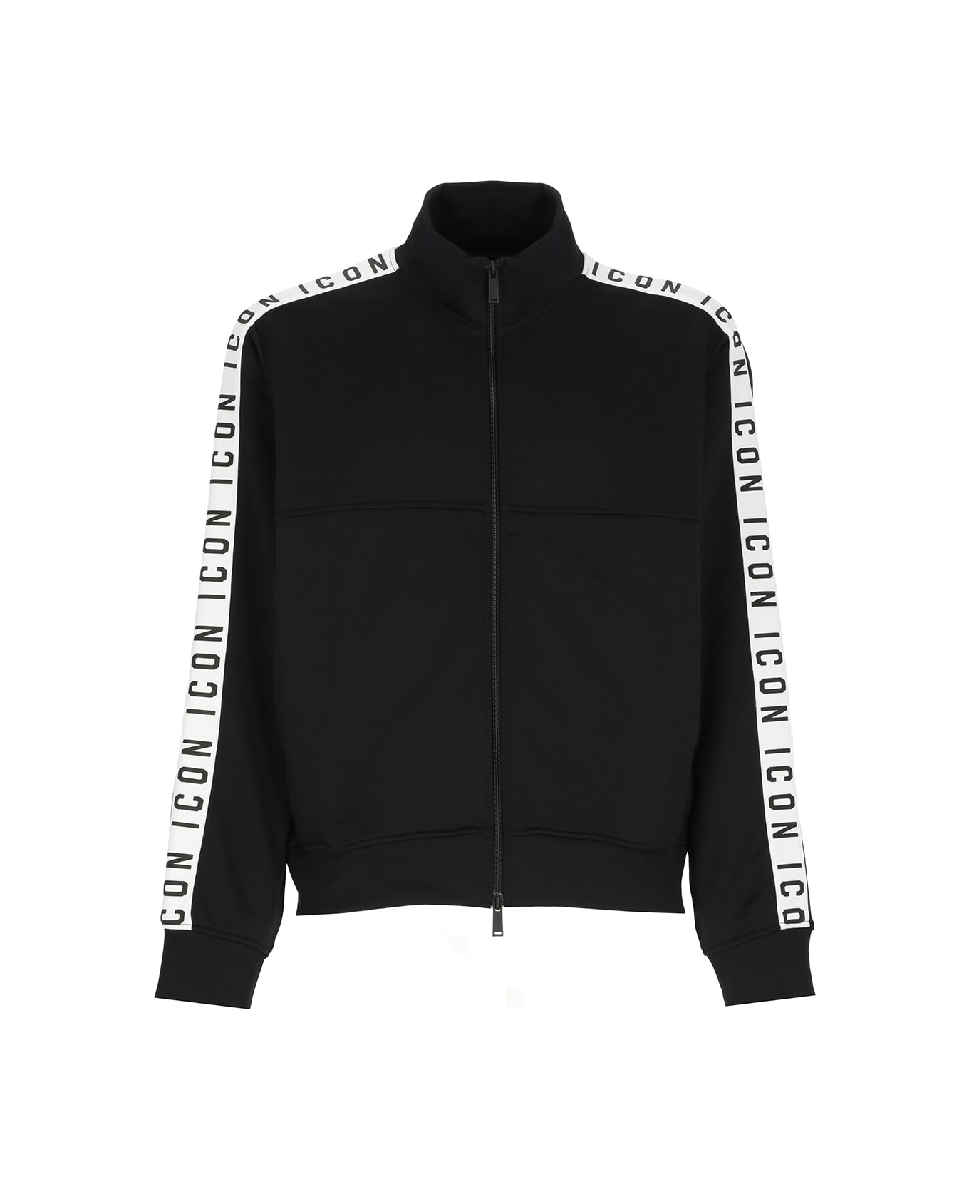 Dsquared2 Dean Full-zip Nylon Sweatshirt - Black