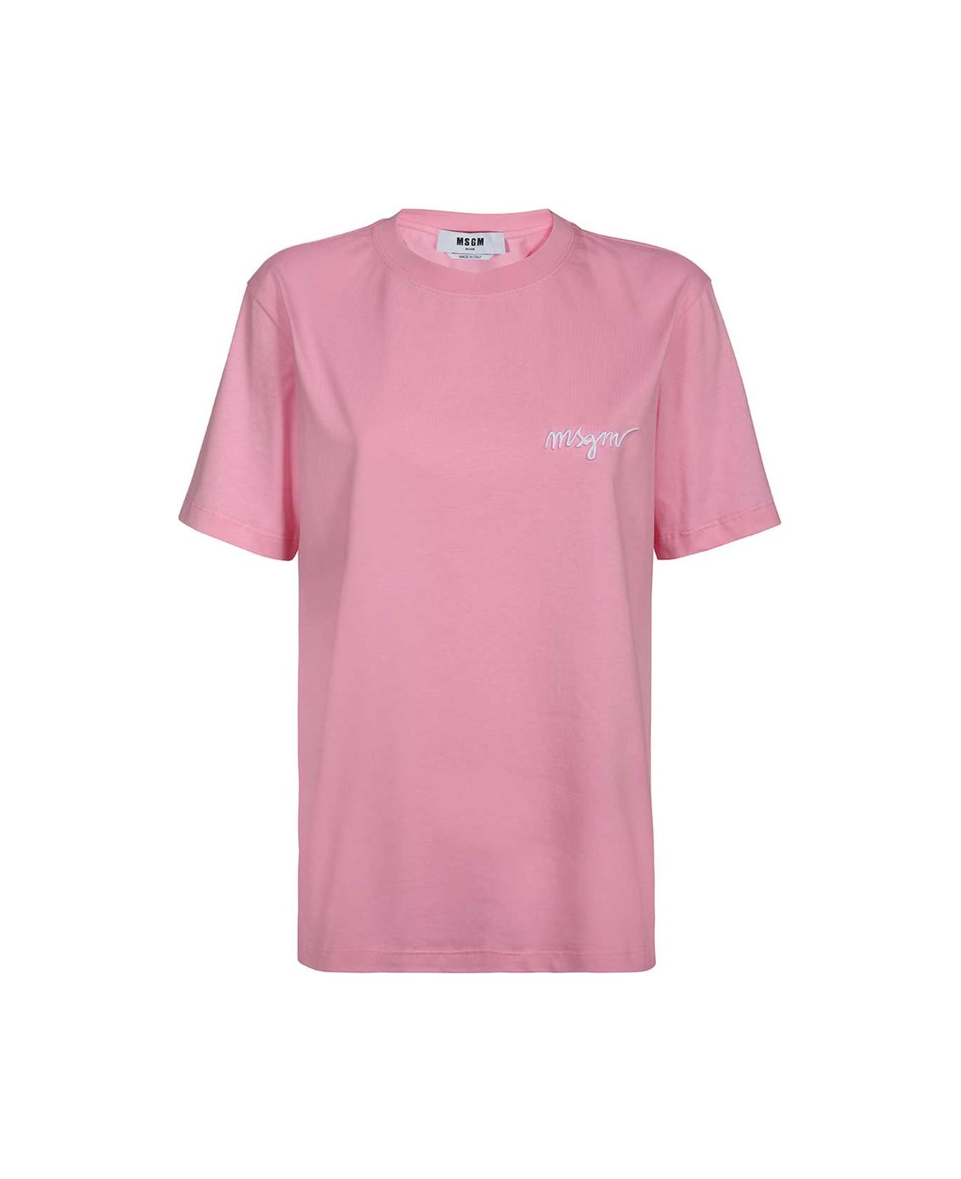 MSGM Cotton T-shirt - Pink