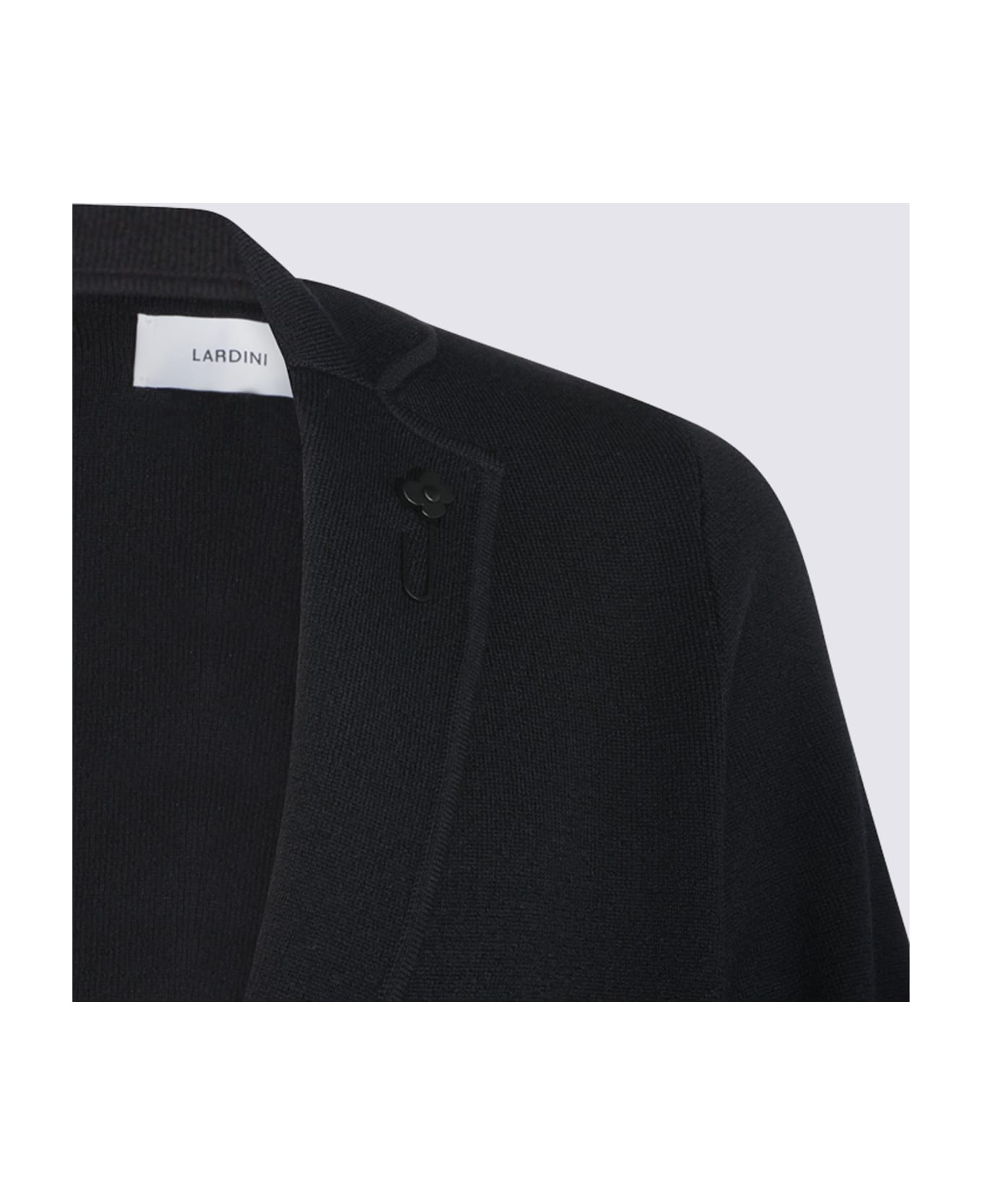 Lardini Black Wool Knitwear - Black