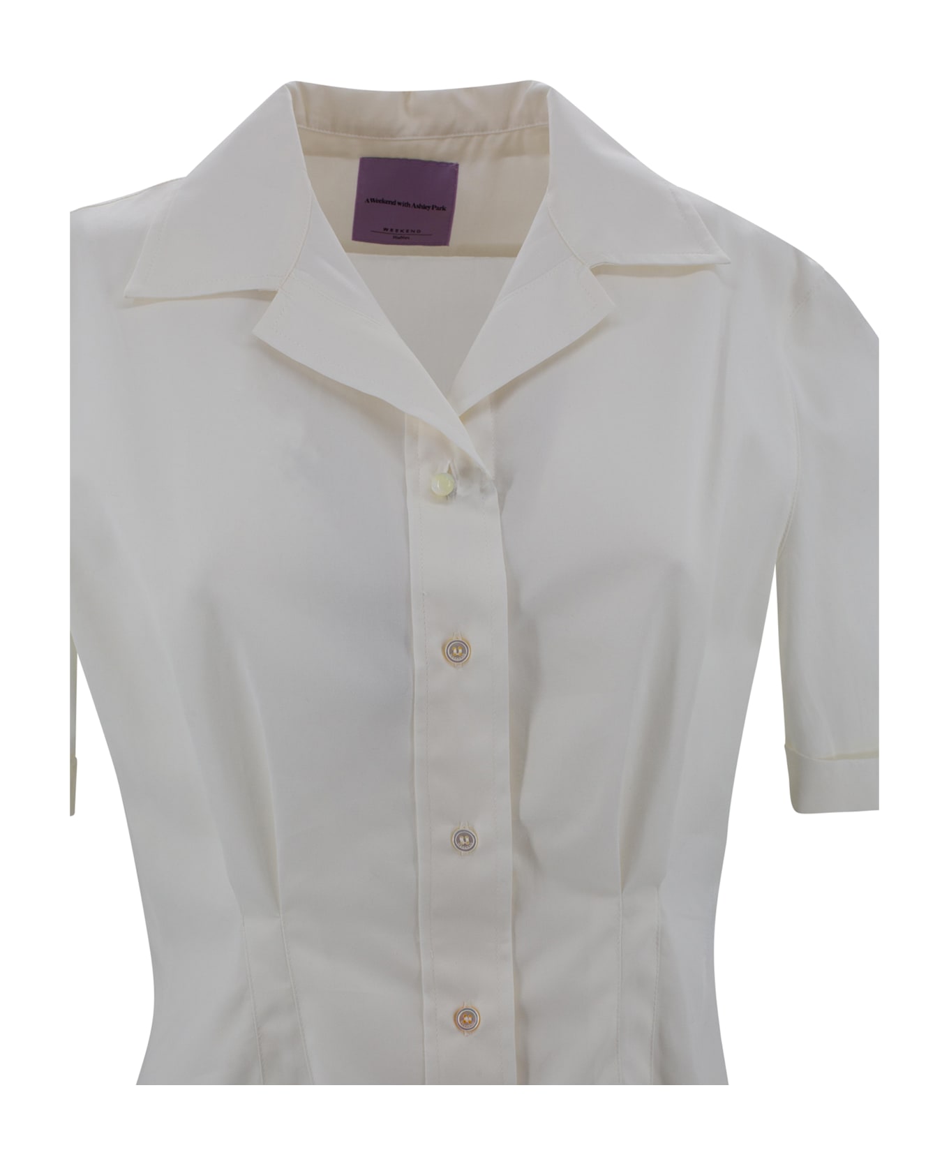 Weekend Max Mara Cotton Poplin Shirt - White