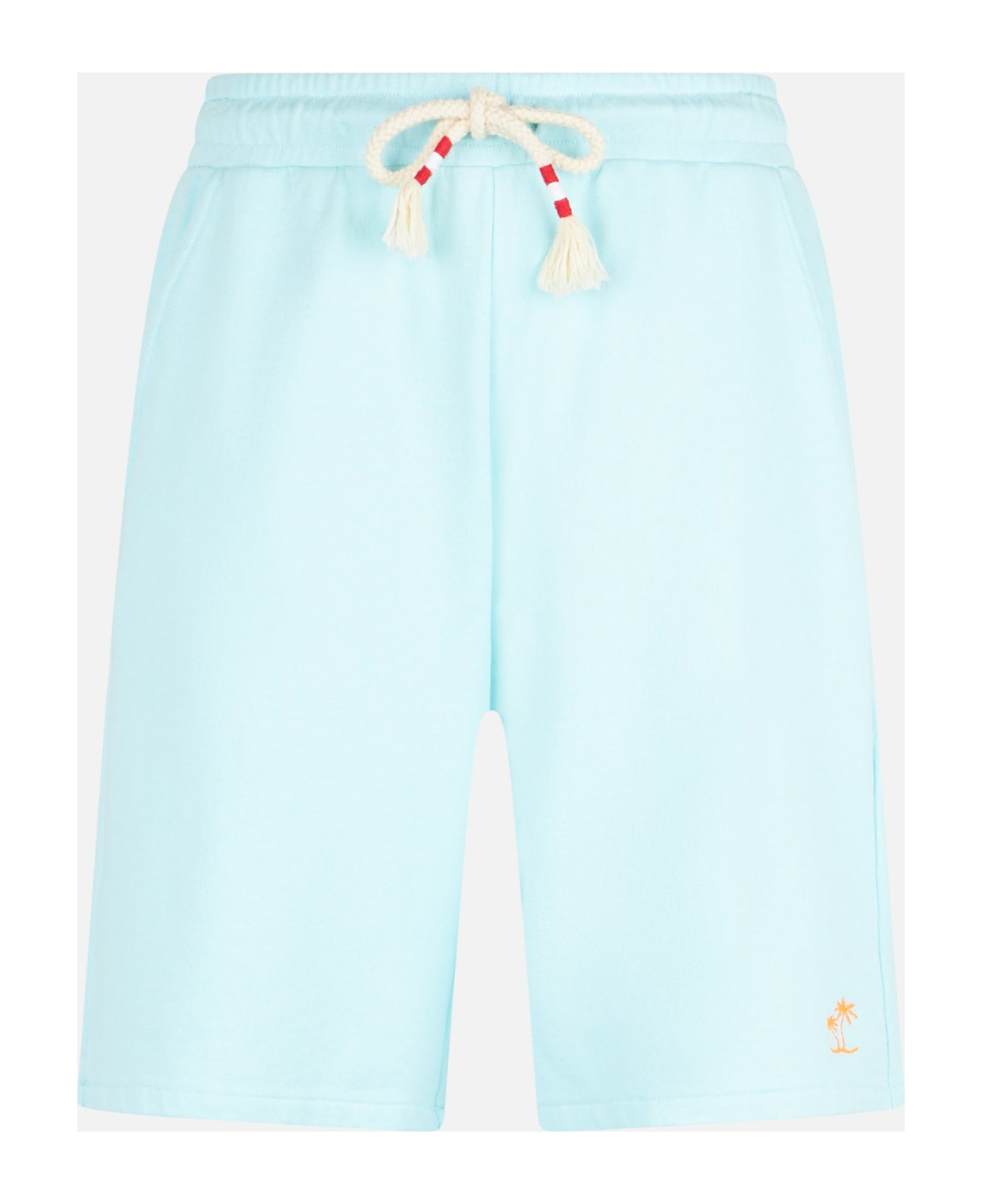 MC2 Saint Barth Man Water Green Cotton Bermuda - GREEN