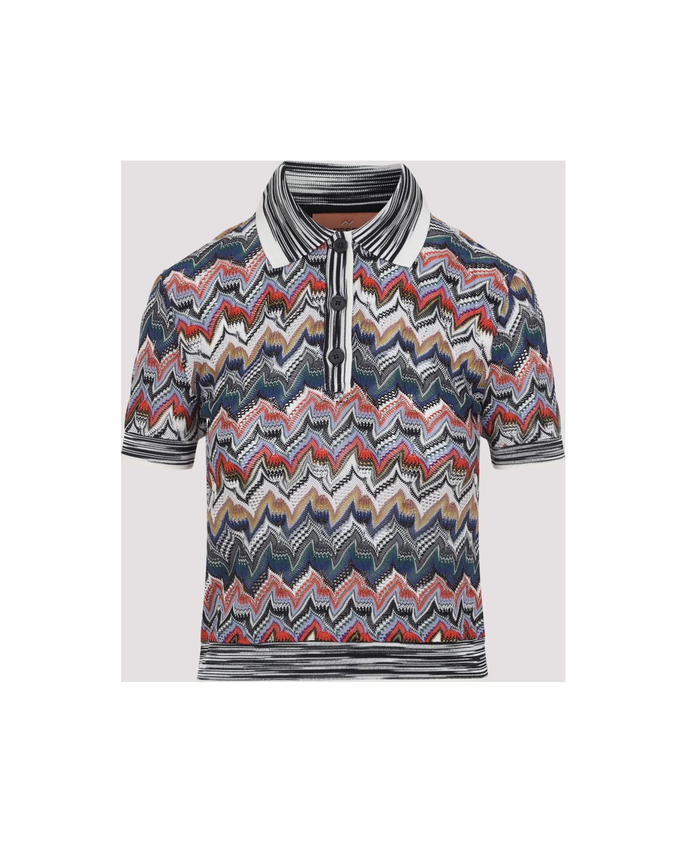 Missoni Viscose And Wool Polo - Multicolor