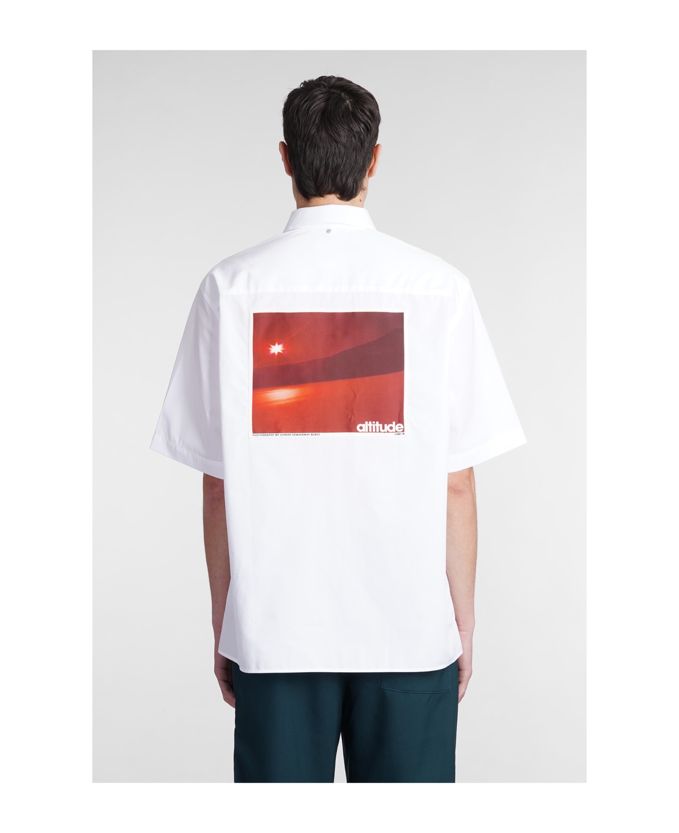 OAMC Studio Shirt In White Cotton - white