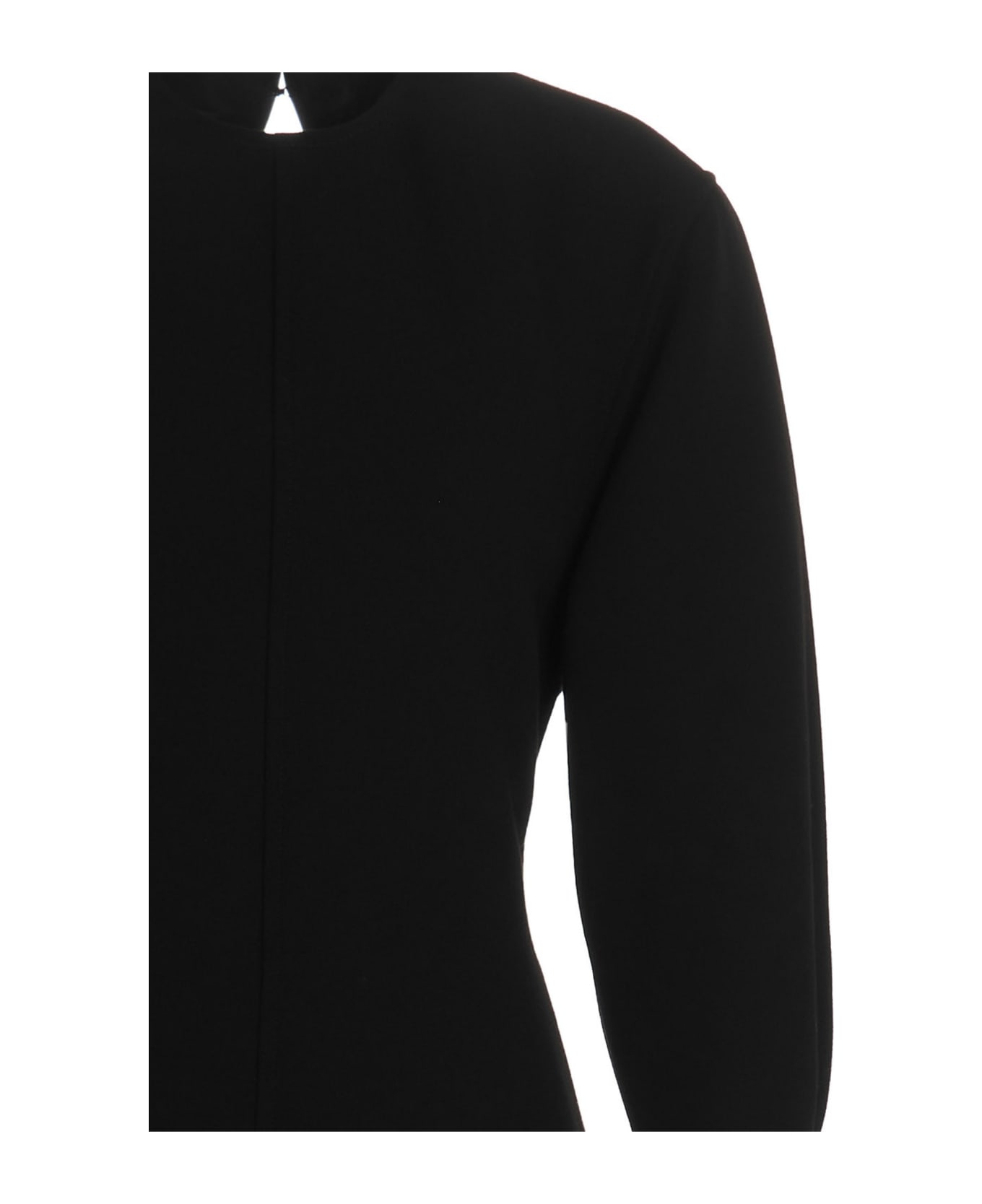 Saint Laurent 'armure Lourd Dress - Black  