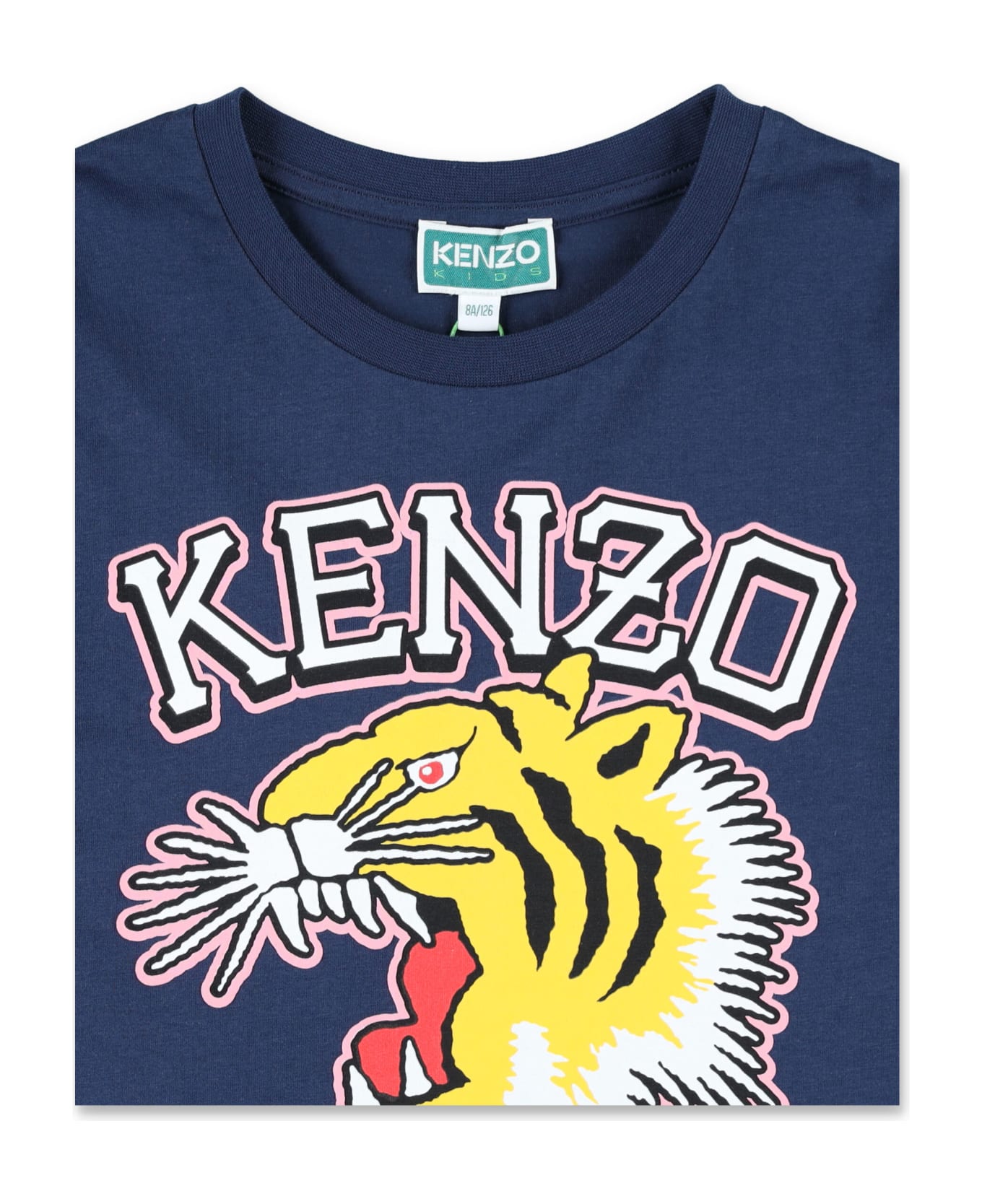 Kenzo Kids Tiger T-shirt - NAVY Tシャツ＆ポロシャツ