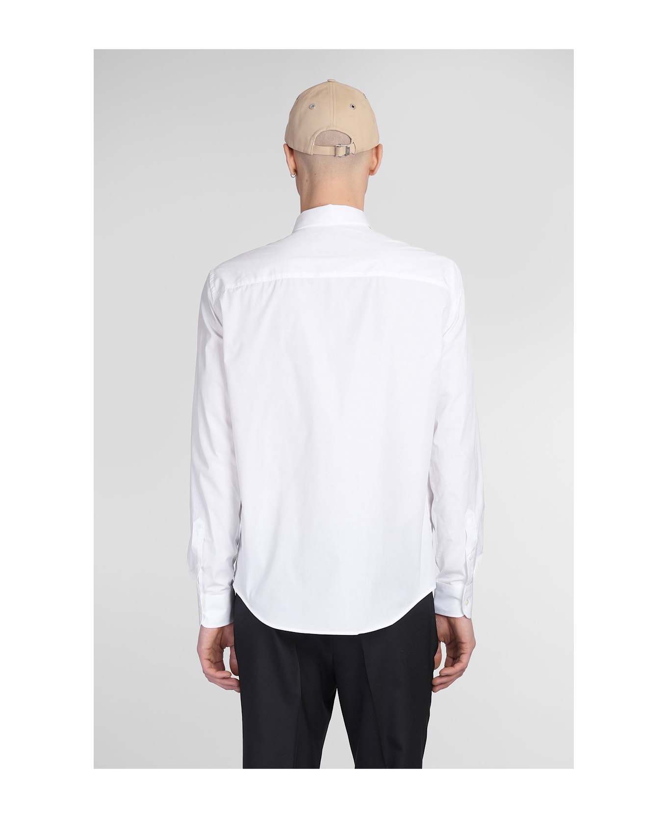 Ami Alexandre Mattiussi Shirt In White Cotton - white