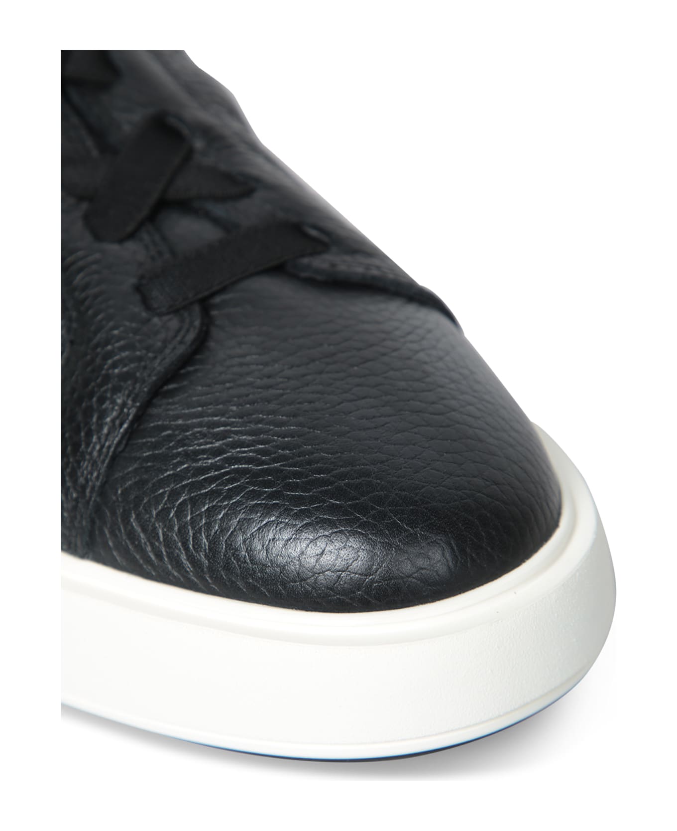 Officine Creative Muflone Slouch Black Sneakers - Black