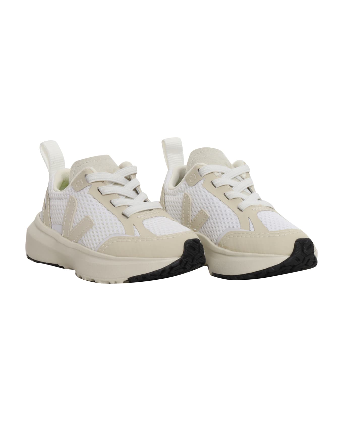 Veja Beige Canary Sneaker - WHITE