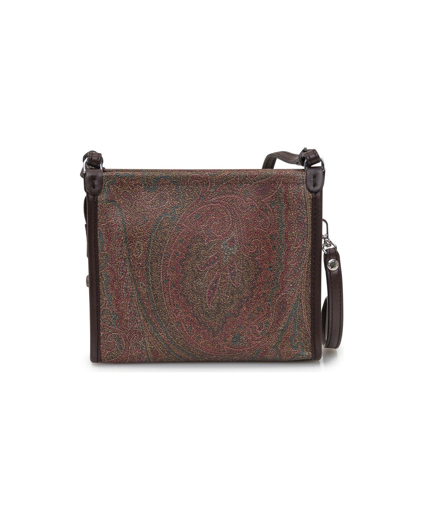 Etro Stud-detailed Paisley Printed Shoulder Bag