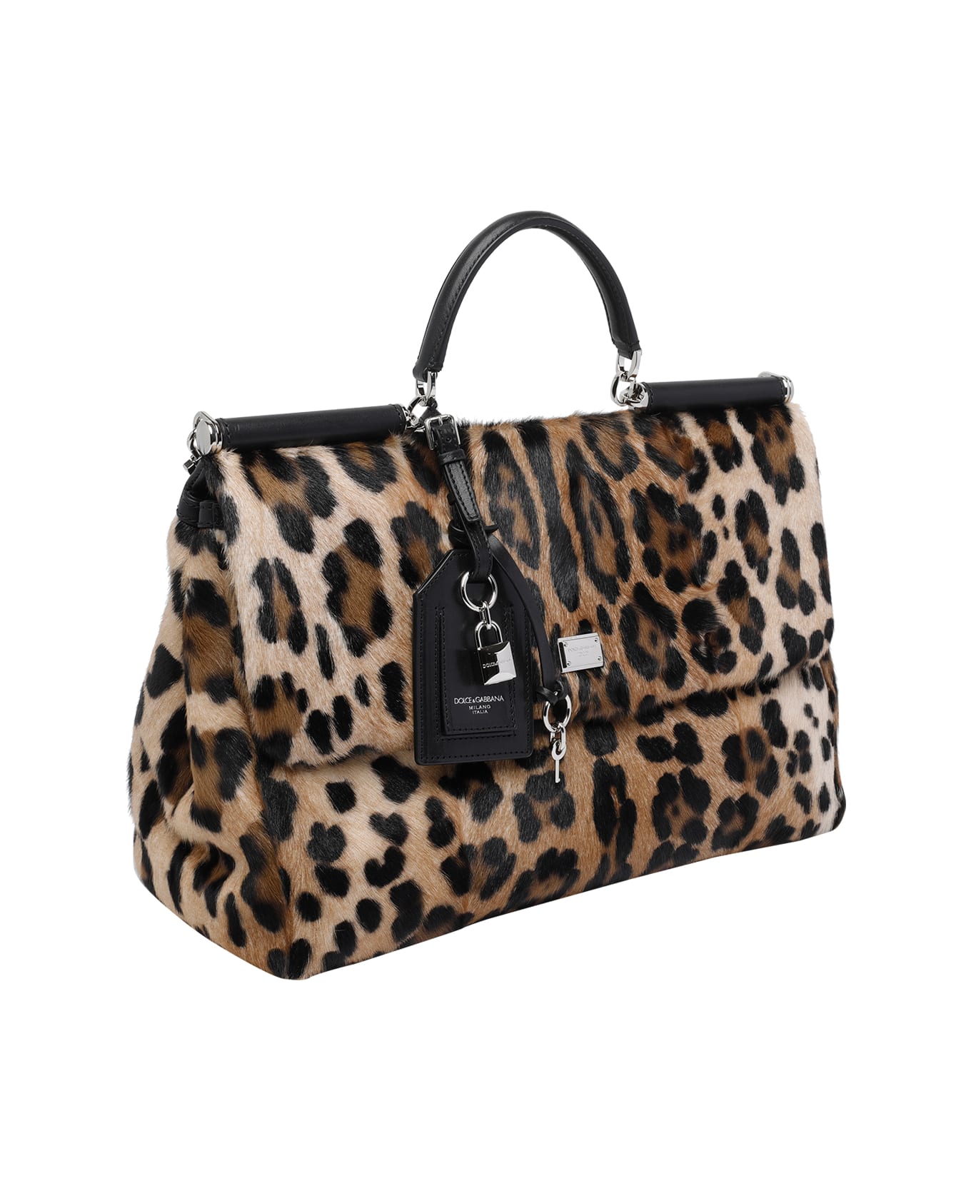 Dolce 
Gabbana Leo Print My Sicily Handbag - ANIMALIER