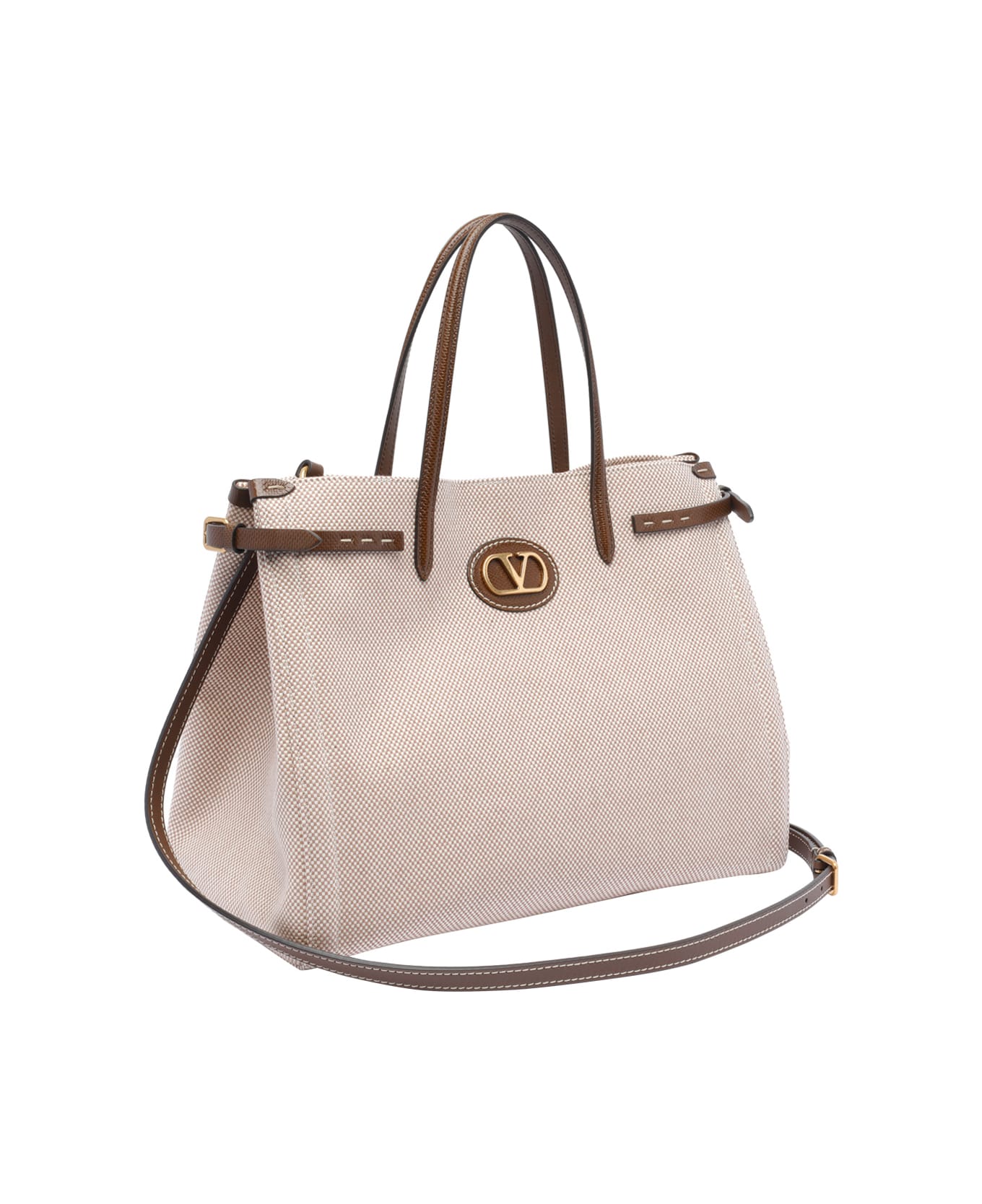 Valentino Garavani Medium Antibes Tote Bag - Beige
