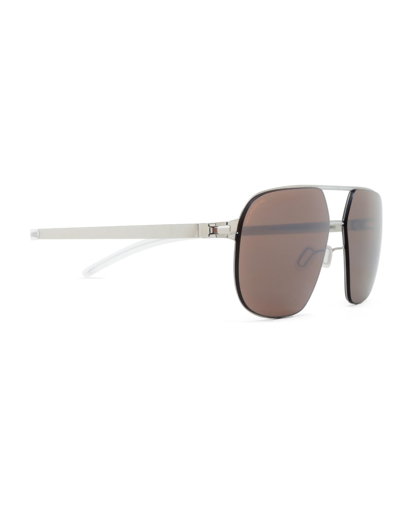 Mykita Angus Sun Silver/white Sunglasses - Silver/White
