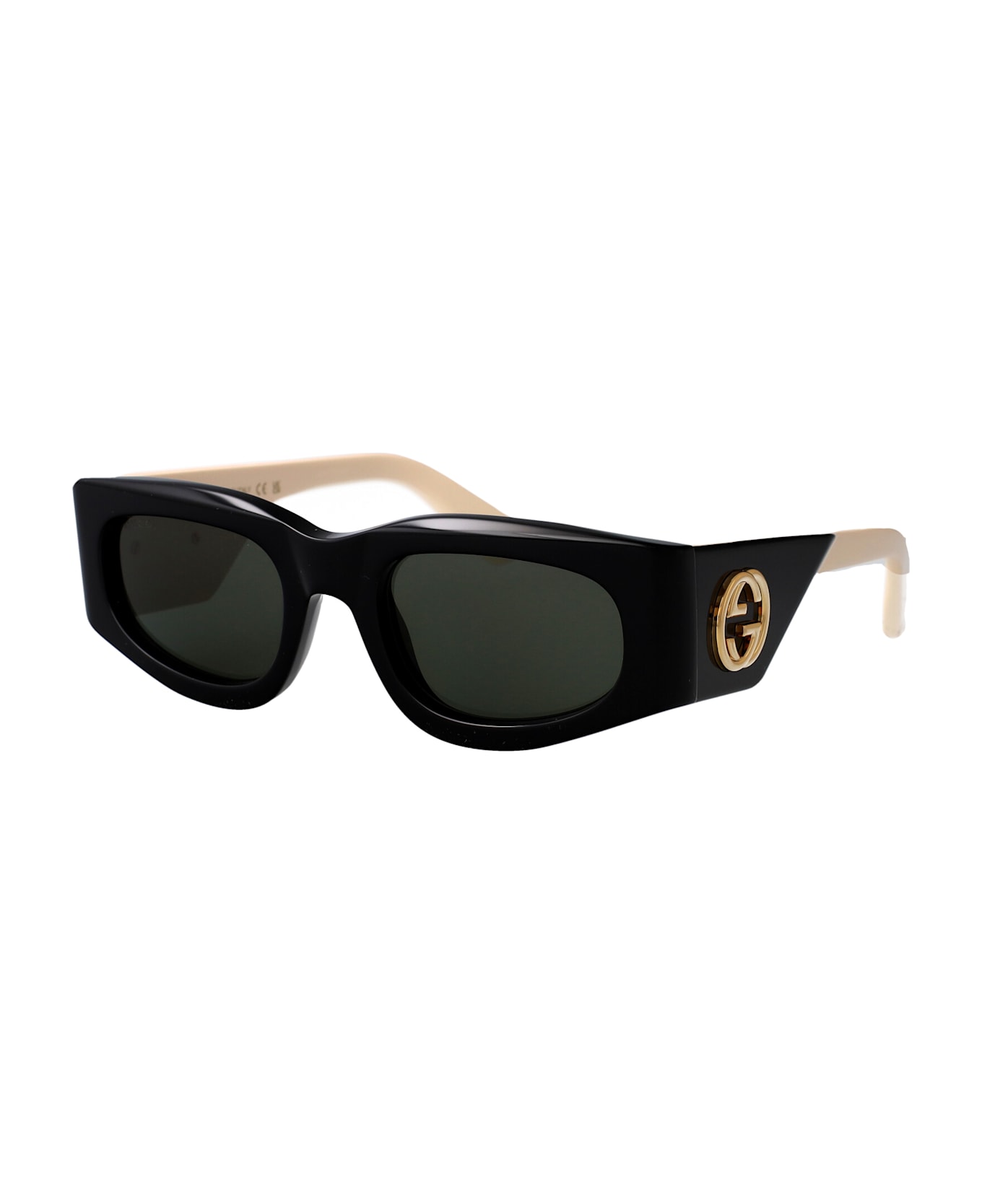 Gucci Eyewear Gg1664s Sunglasses - BLACK-IVORY-GREY