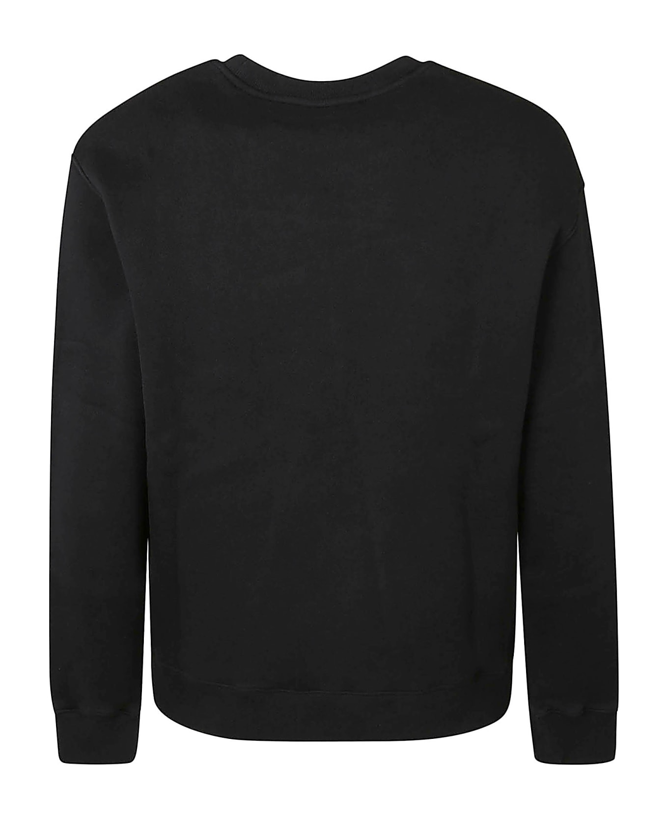Maison Kitsuné Black Cotton Sweatshirt - Nero
