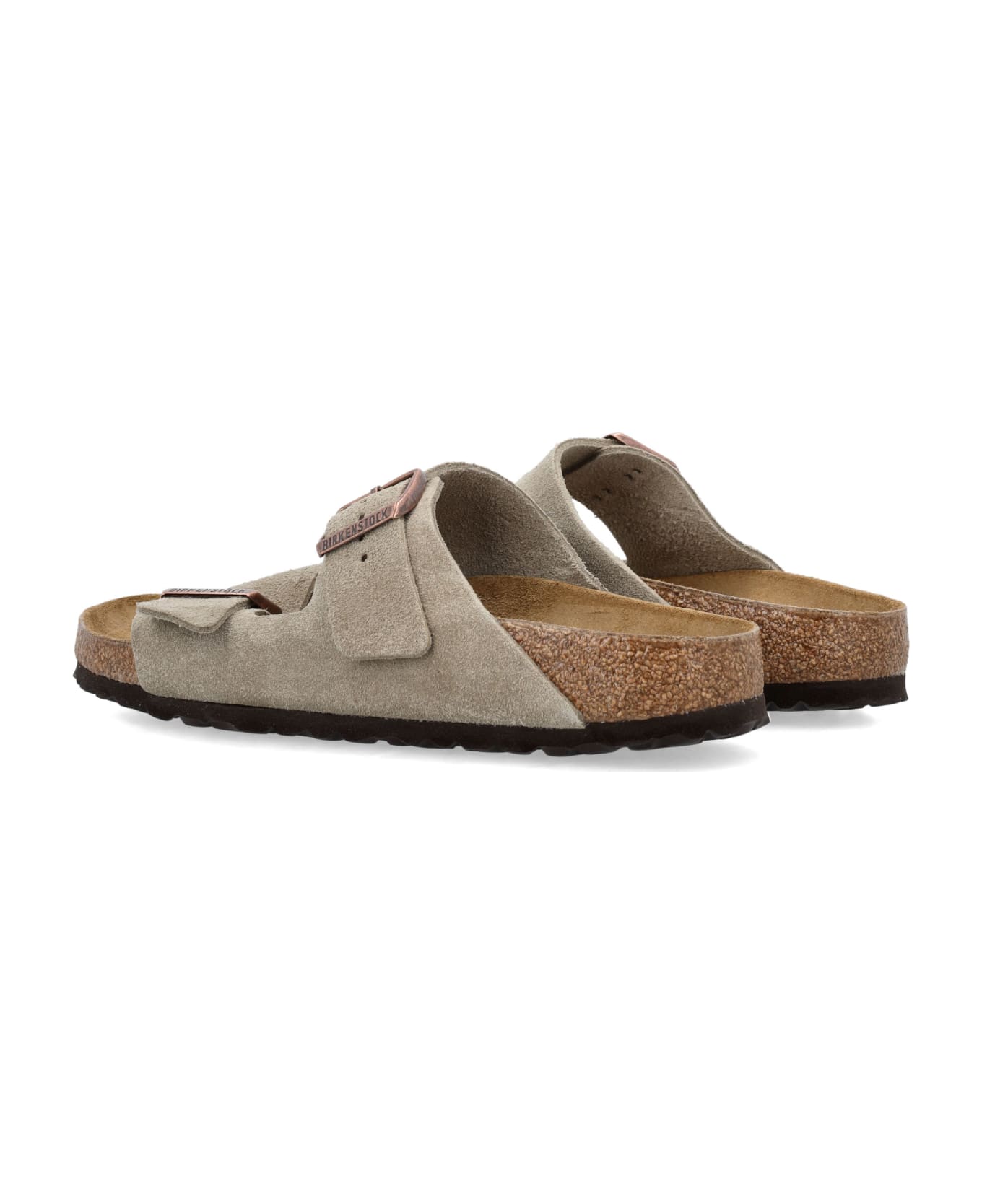 Birkenstock Arizona Suede Sandals - TAUPE