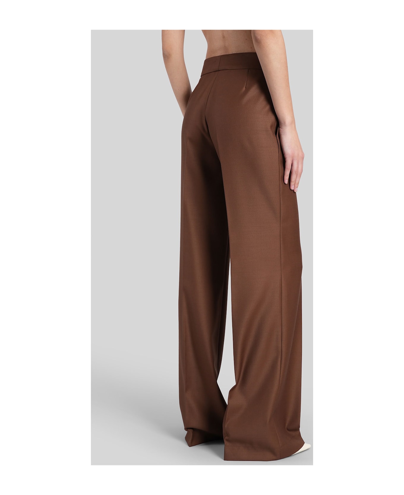 Gianluca Capannolo Valerie Pant Pants In Brown Wool - brown