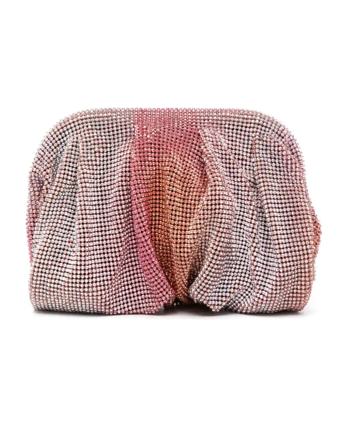 Benedetta Bruzziches Raspberry Pink Venus Petite Crystal Clutch Bag - Rose