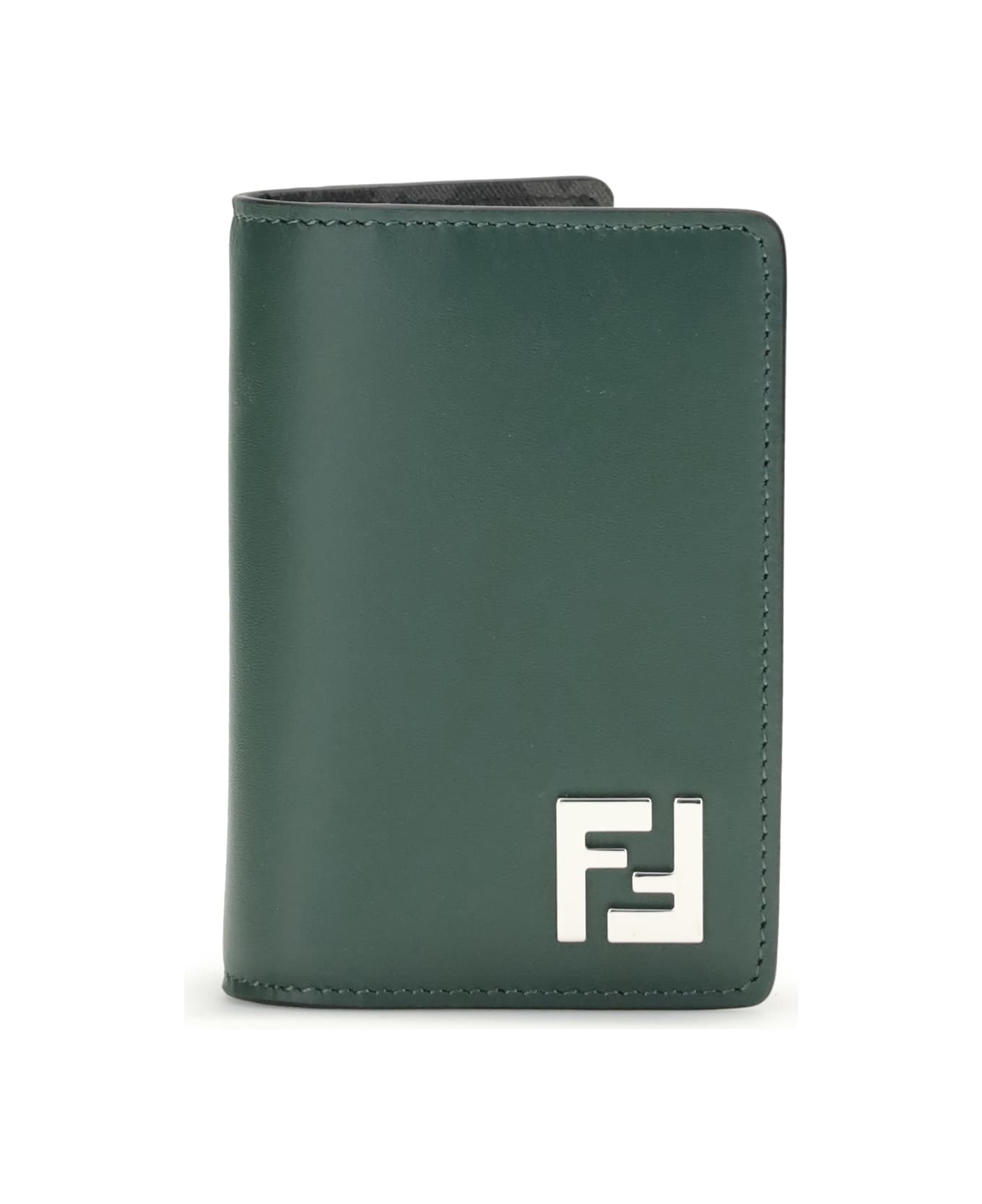 Fendi Ff Card Holder - GREEN