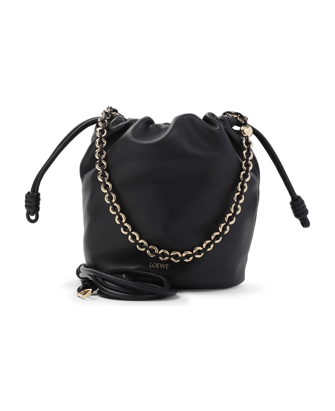Loewe Flamenco Purse Bucket Bag - Black