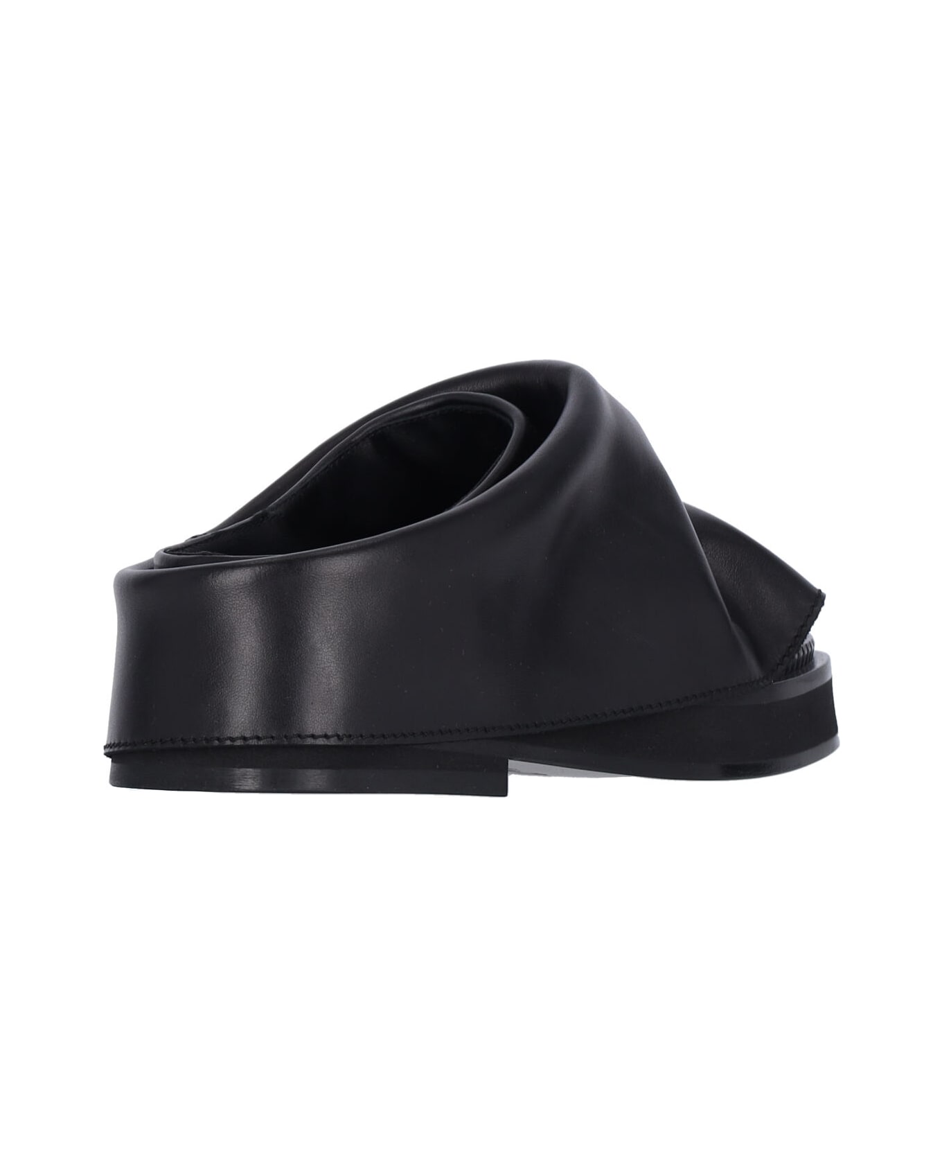 The Attico "mini Robin" Sabots - Black  