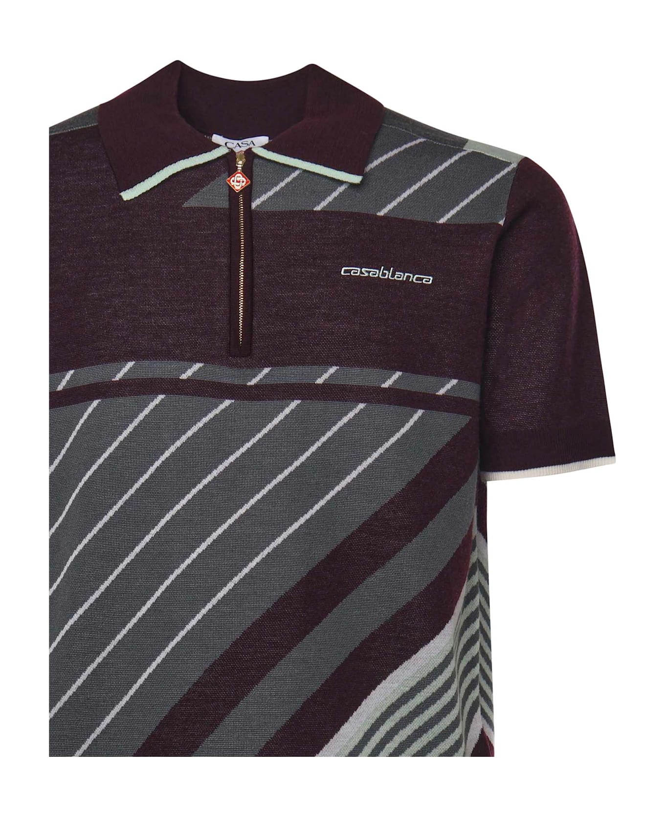 Casablanca 
diagonal
 Tennis Polo - Blu