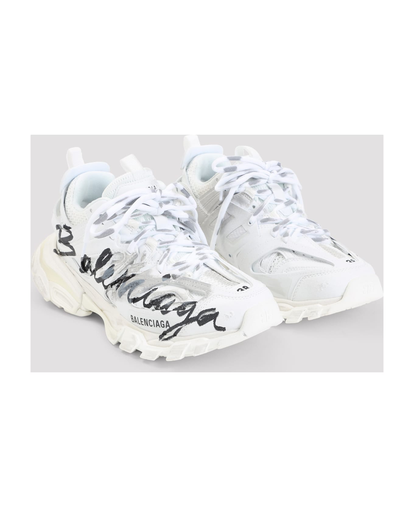 Balenciaga Track Sneakers - White Black