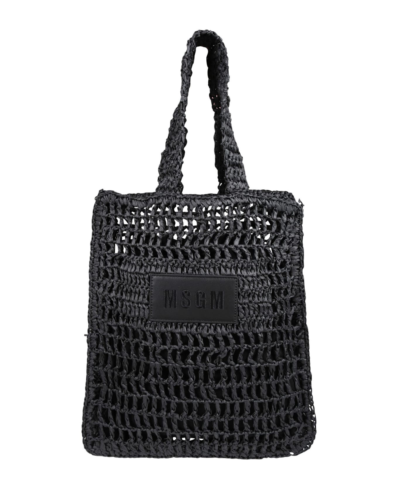 MSGM Black Bag For Girl With Logo - Black アクセサリー＆ギフト