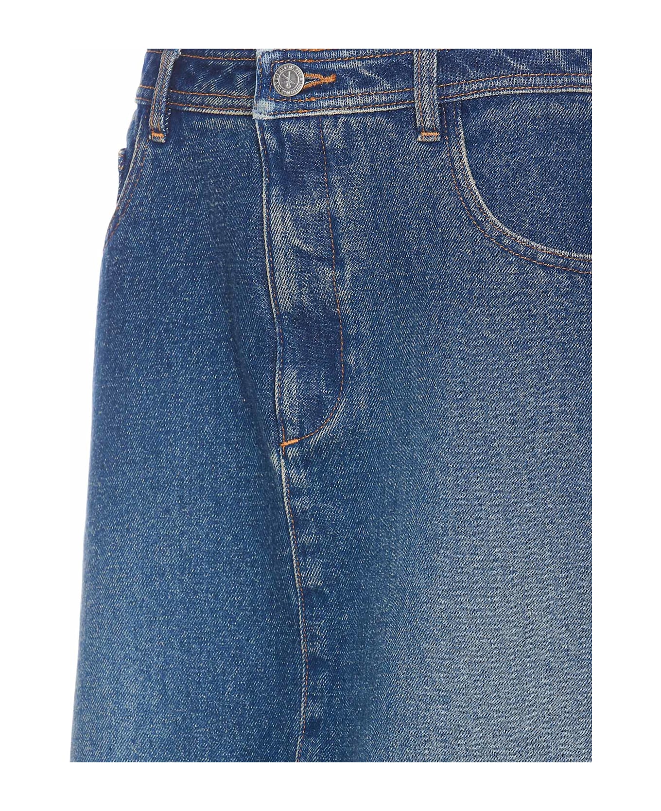 A.P.C. Jupe Georgia Denim Skirt - Blue