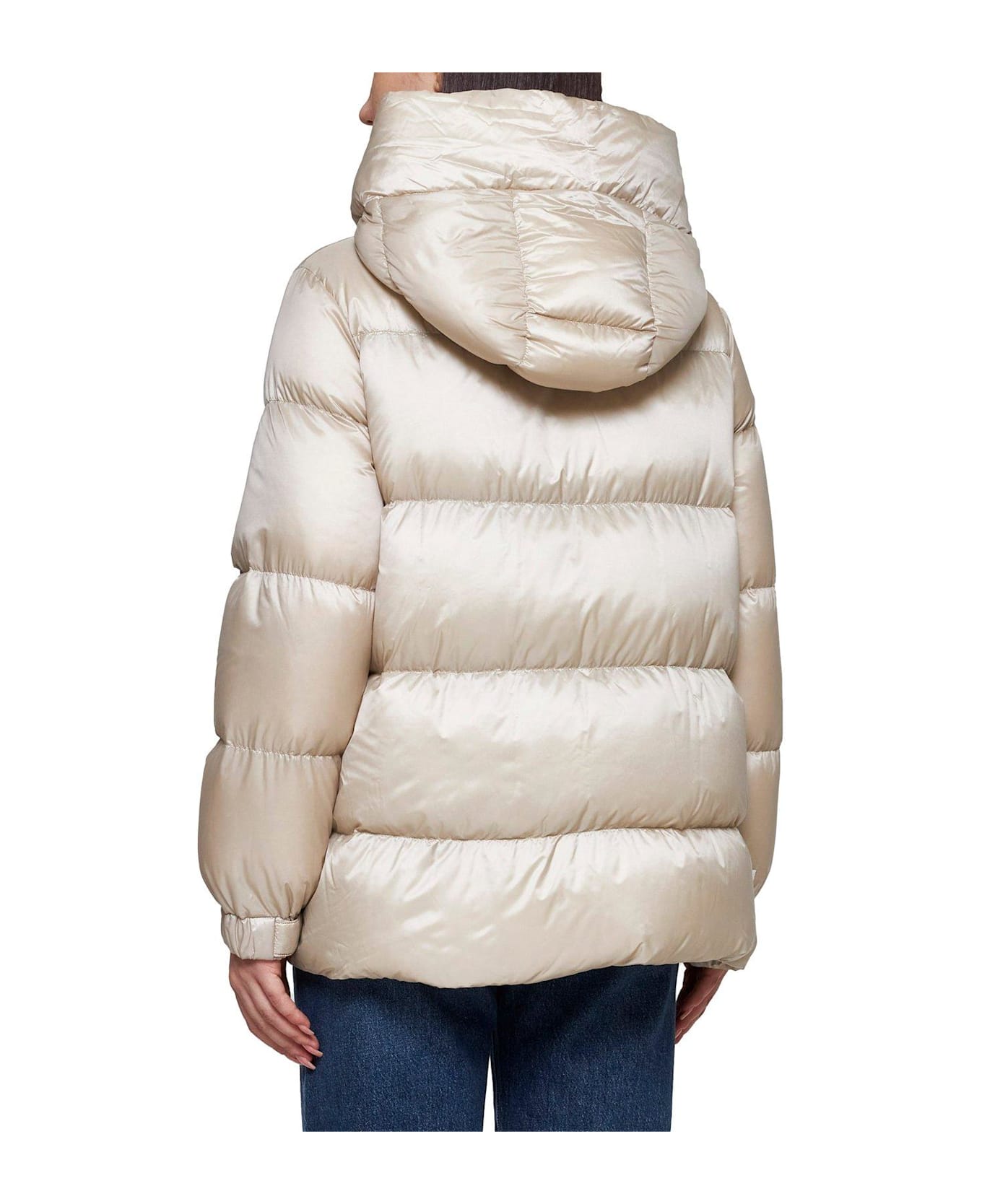 Max Mara The Cube Zip-up Drawstring Coat