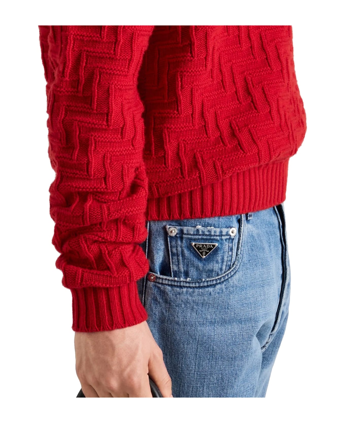 Prada Cotton Denim Jeans - Blue
