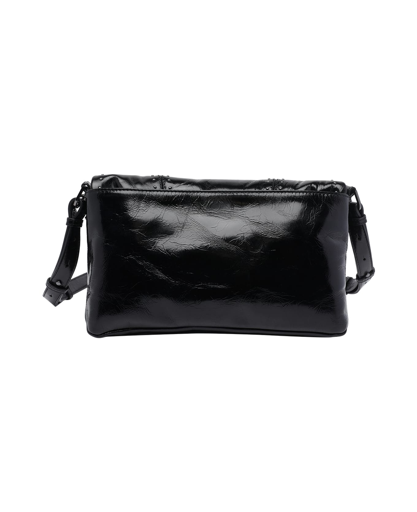 Zadig & Voltaire Rocky Vintage Studs Crossbody Bag - Black